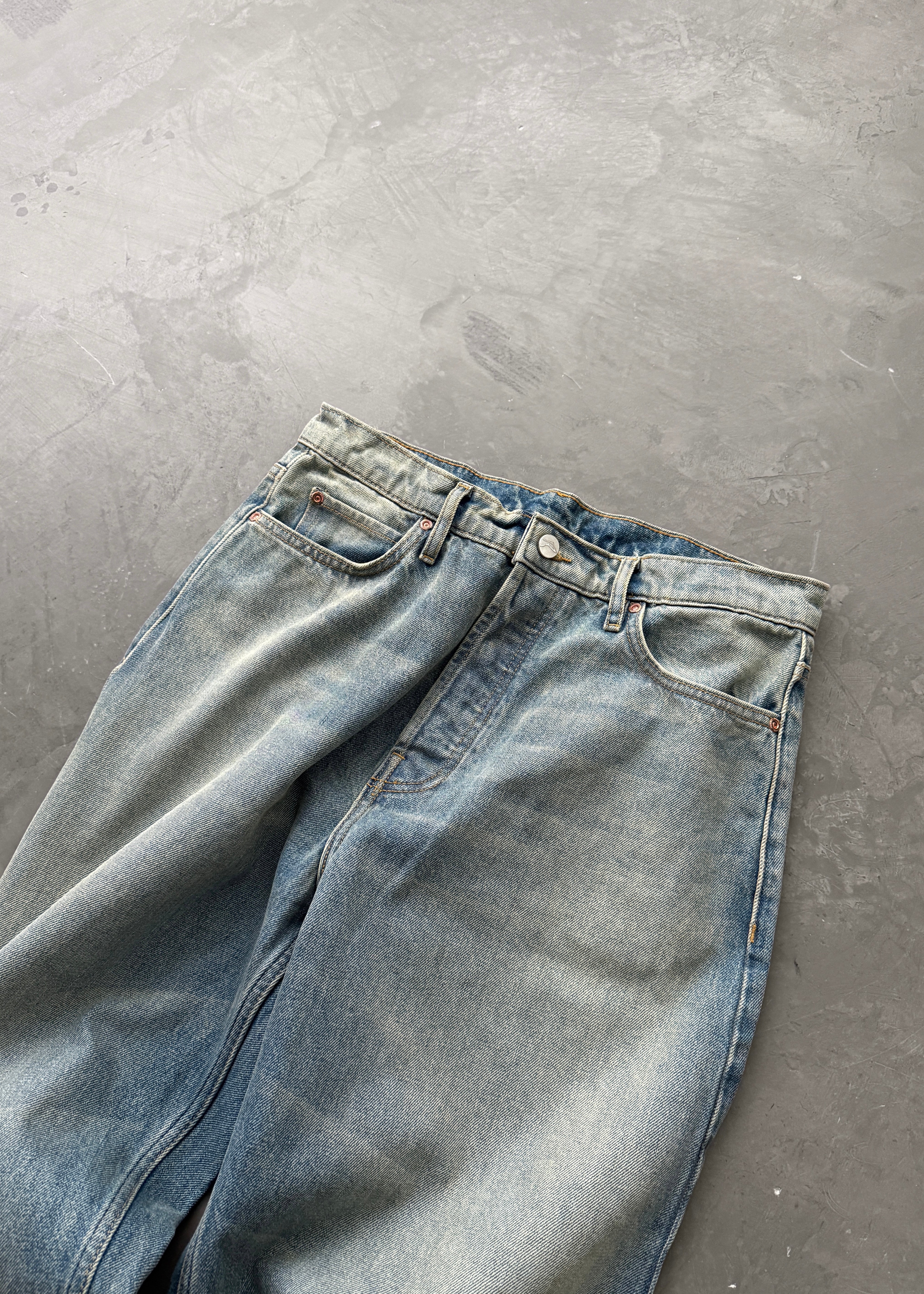 801 BAGGY 5 POCKET JEAN - DUSTY INDIGO