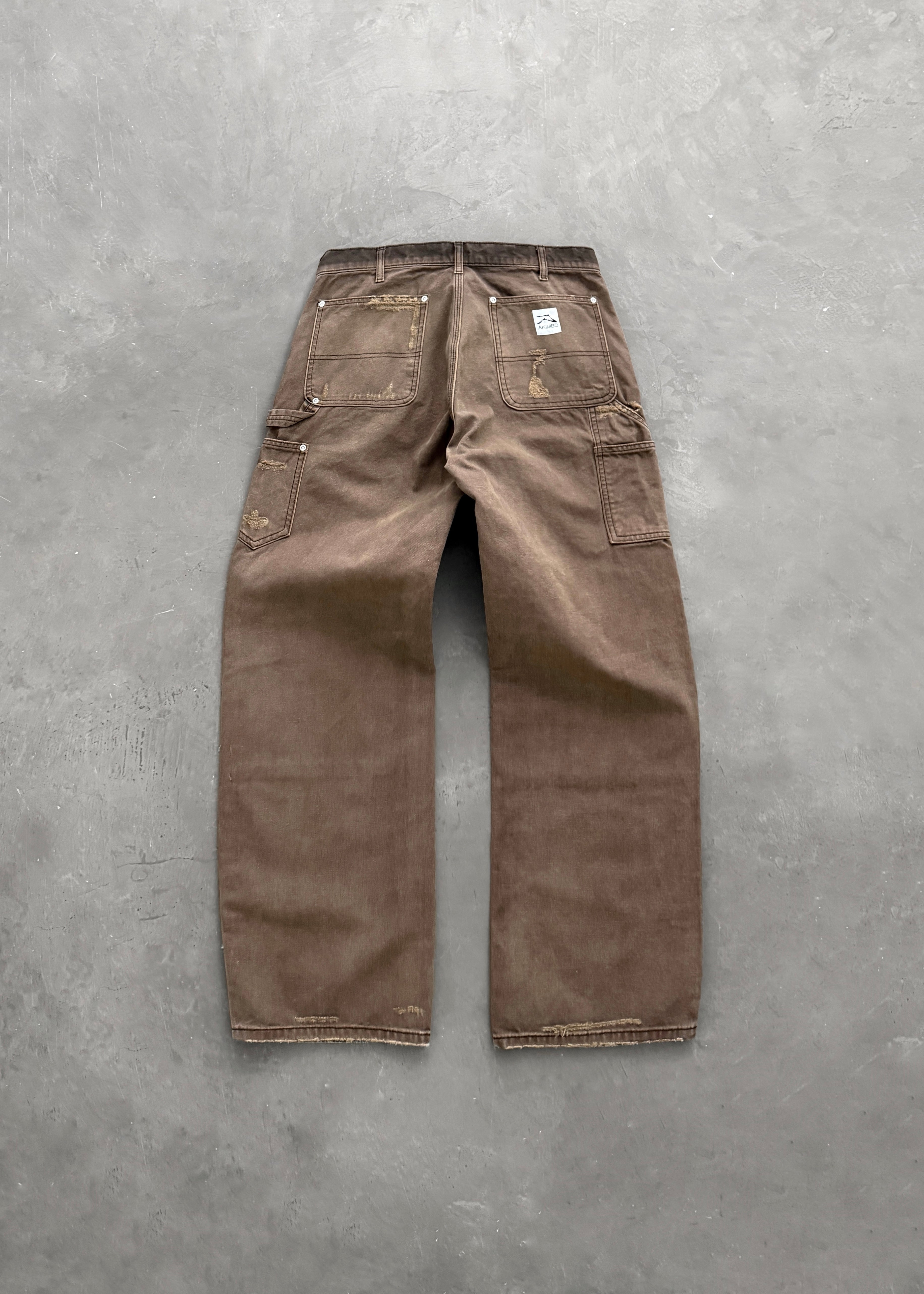 AKIMBO CANVAS DOUBLE KNEES - CHOCOLATE