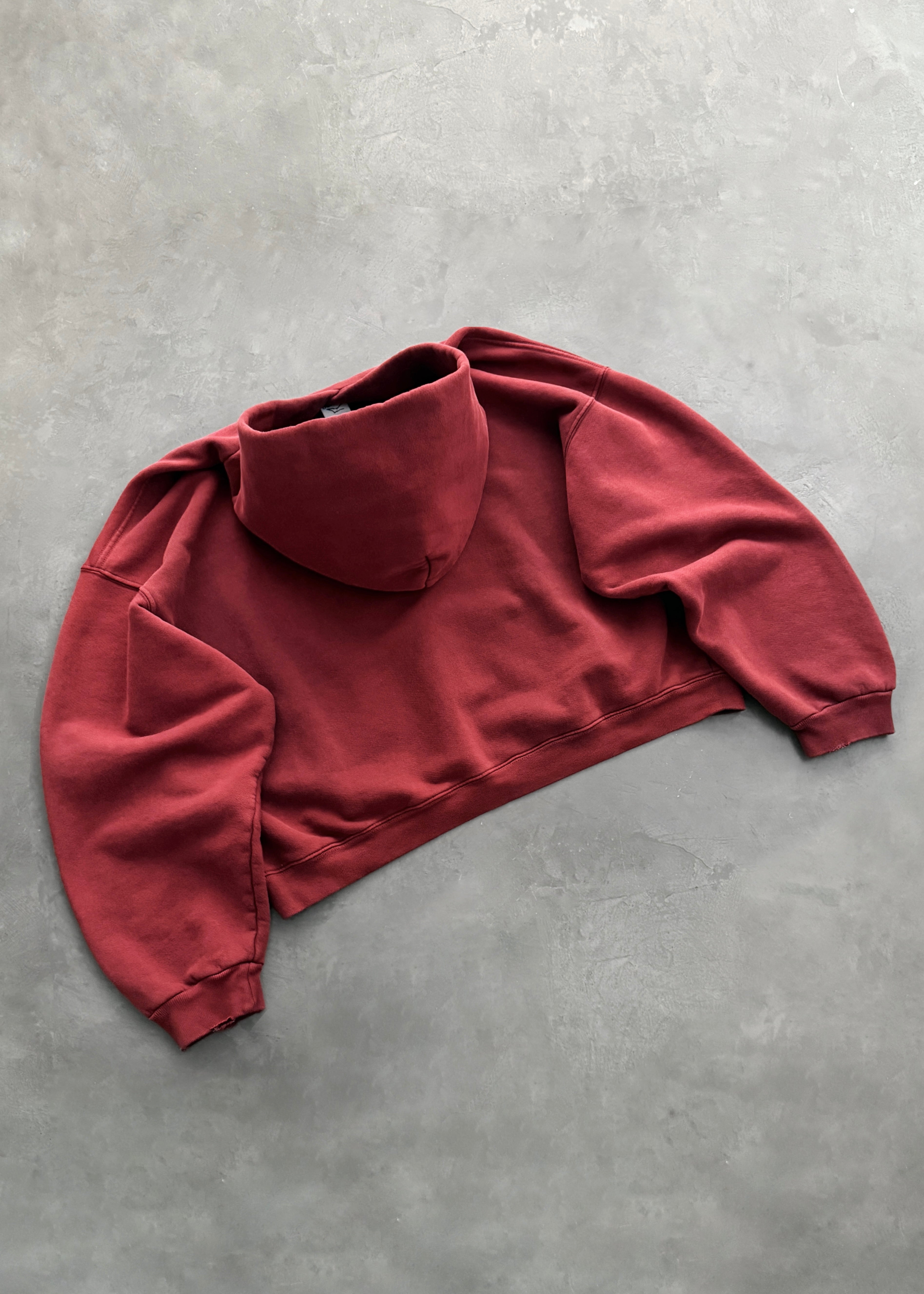 HOODIE - SUN FADED MAROON
