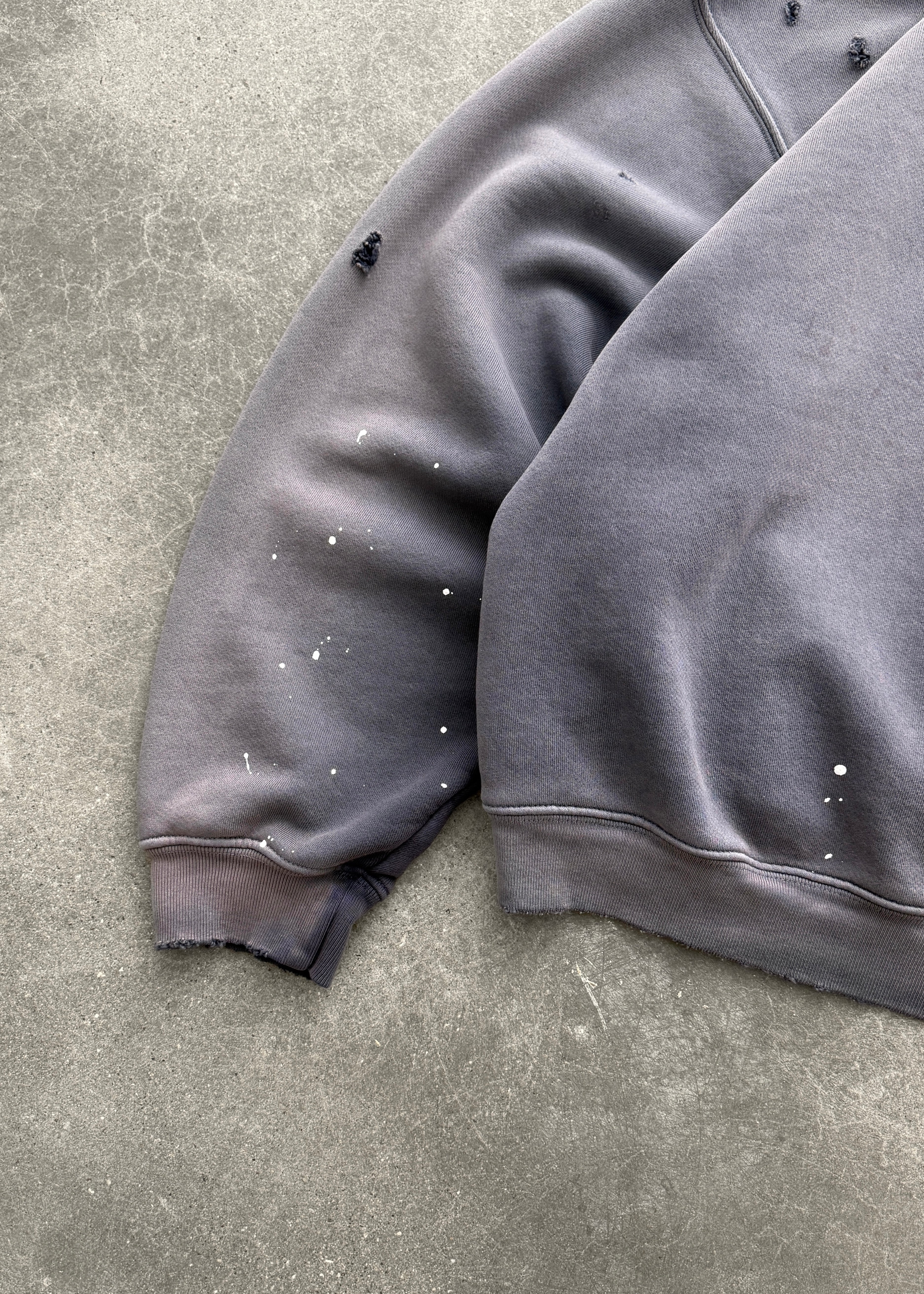 "WATCH-PEEKER" CREWNECK - SUN FADED EGGPLANT