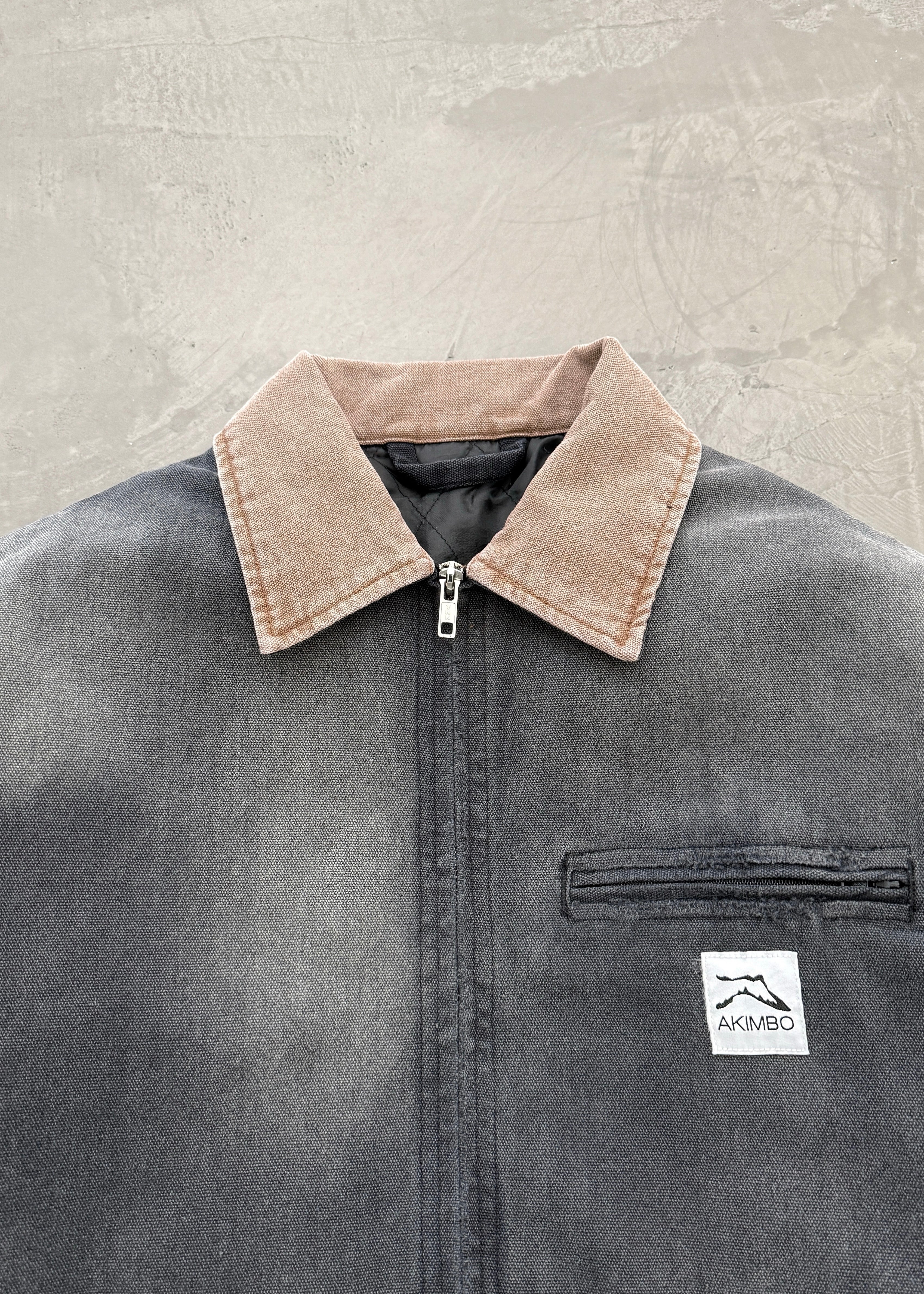 AKIMBO WORK JACKET - FADED BLACK