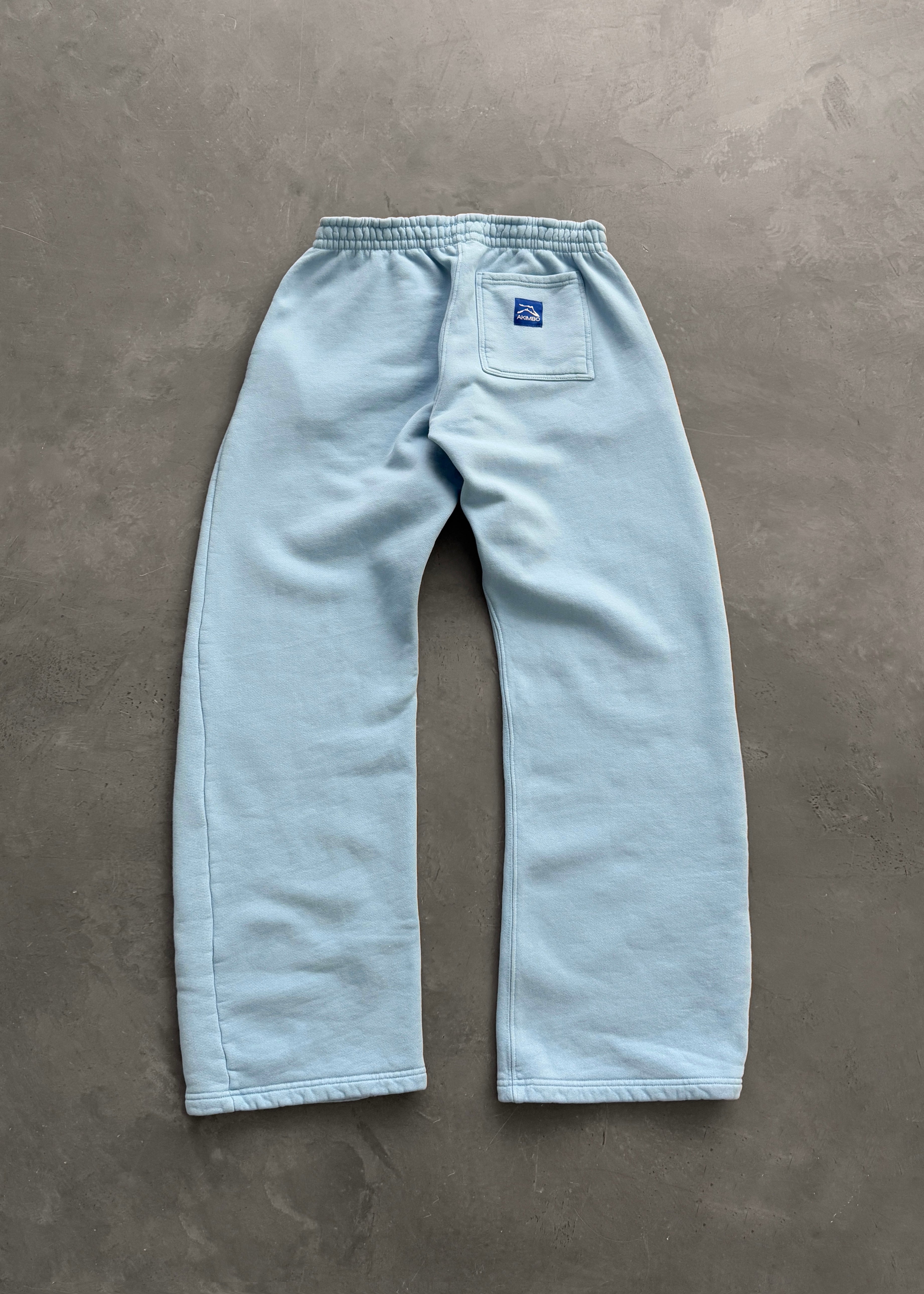 AKIMBO STRAIGHT-LEG SWEATPANTS - DUSK BLUE