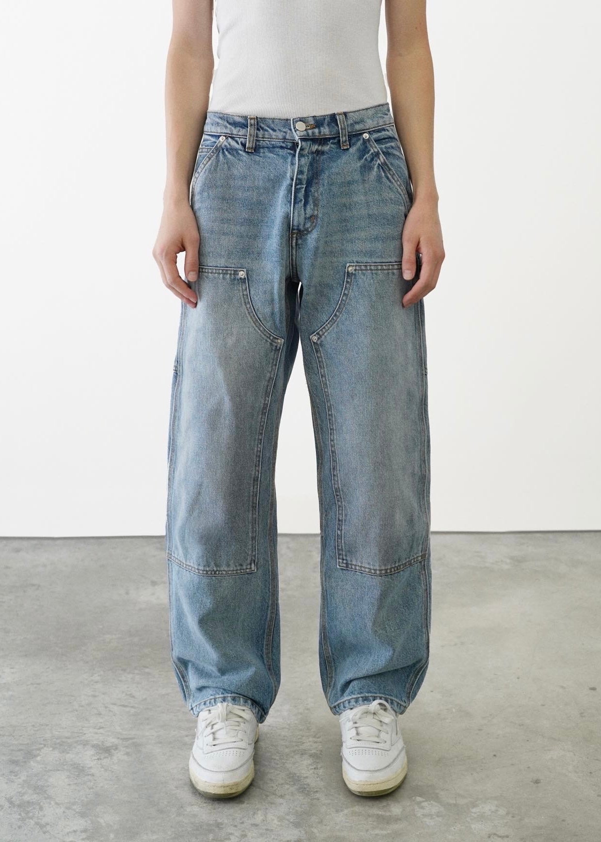 AKIMBO DOUBLE KNEES - DENIM