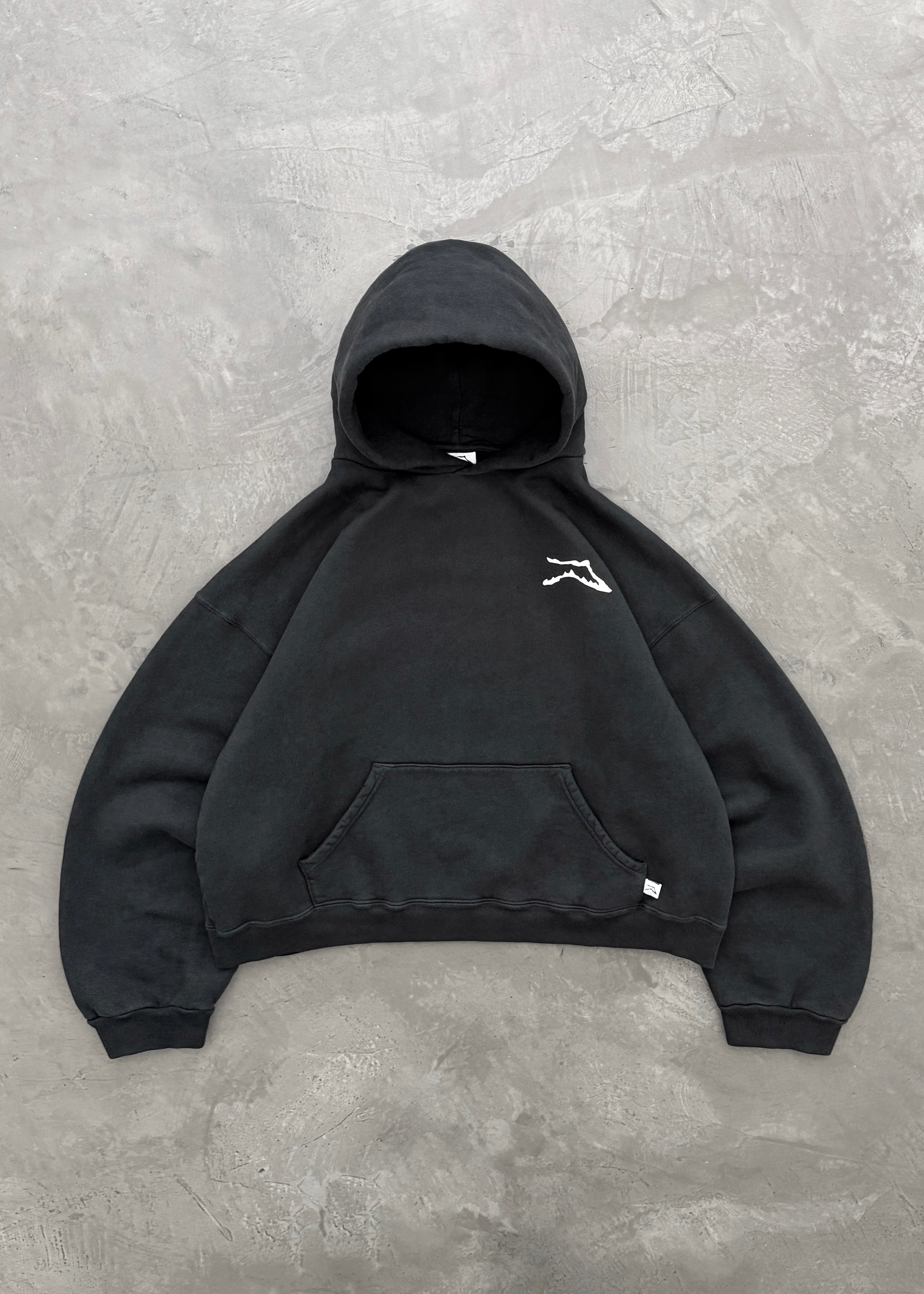 AKIMBO RANGE HOODIE - FADED BLACK