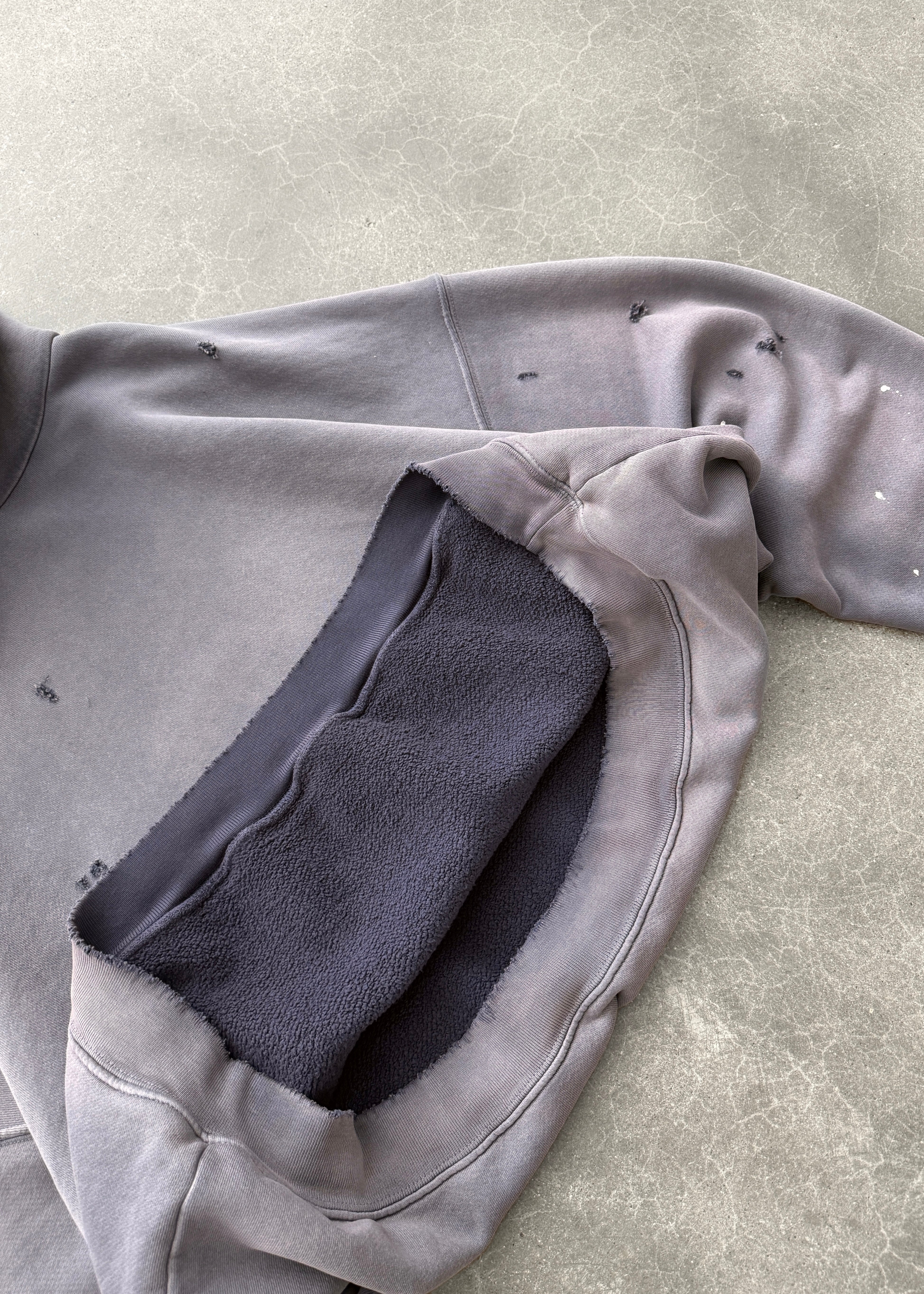 "WATCH-PEEKER" HOODIE - SUN FADED EGGPLANT