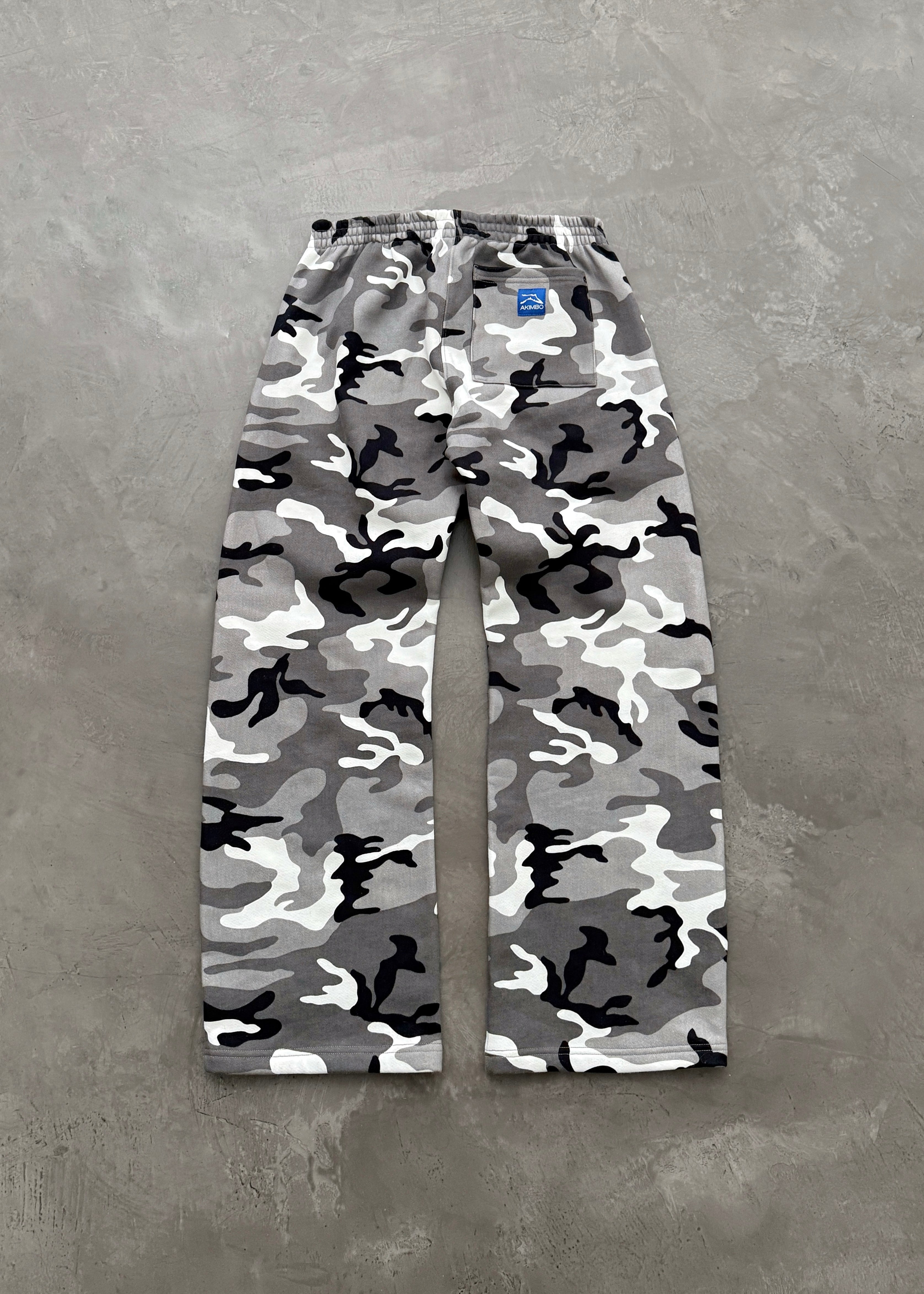 AKIMBO STRAIGHT-LEG SWEATPANTS - SNOW CAMO