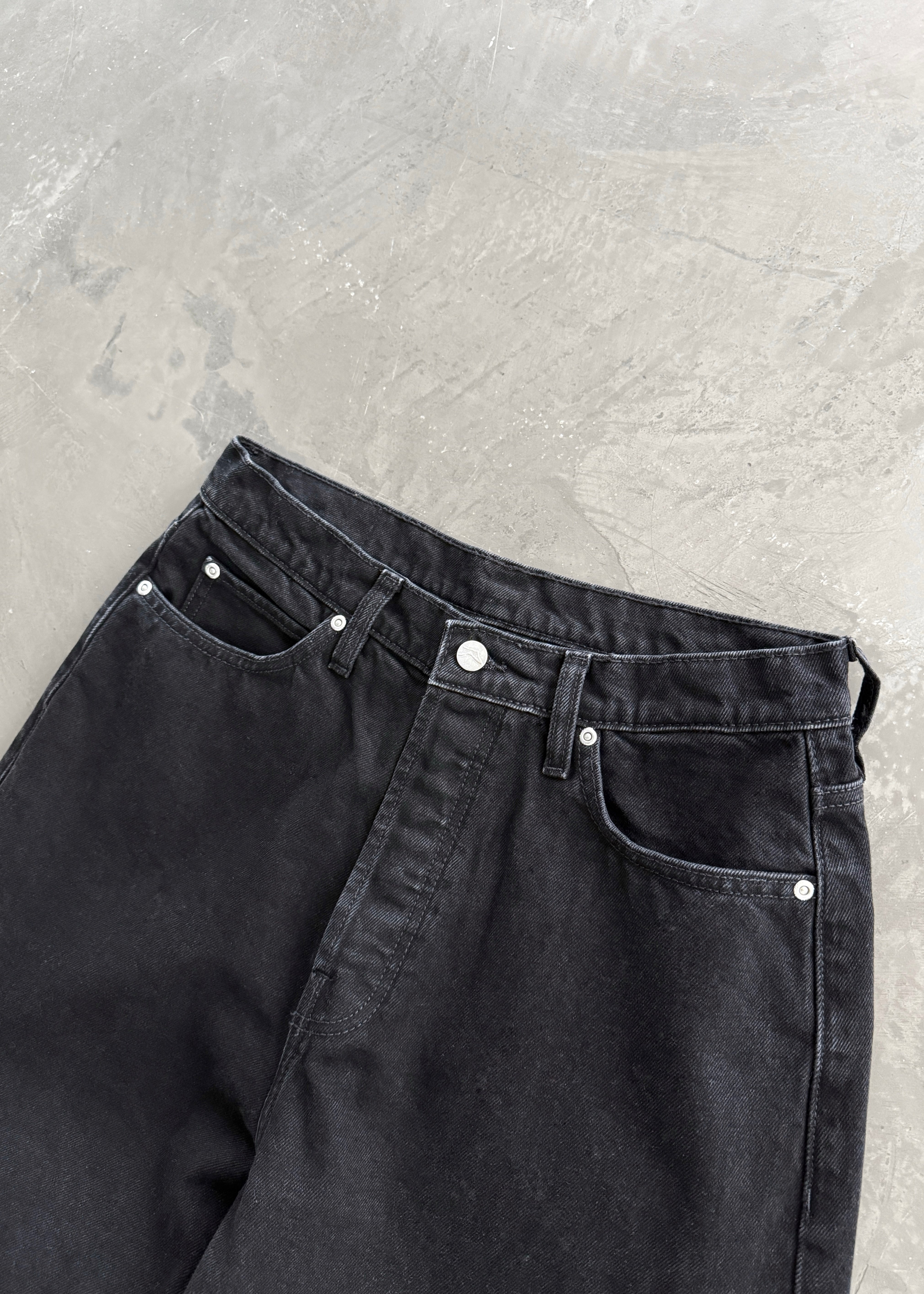 801 BAGGY 5 POCKET JEAN - BLACK