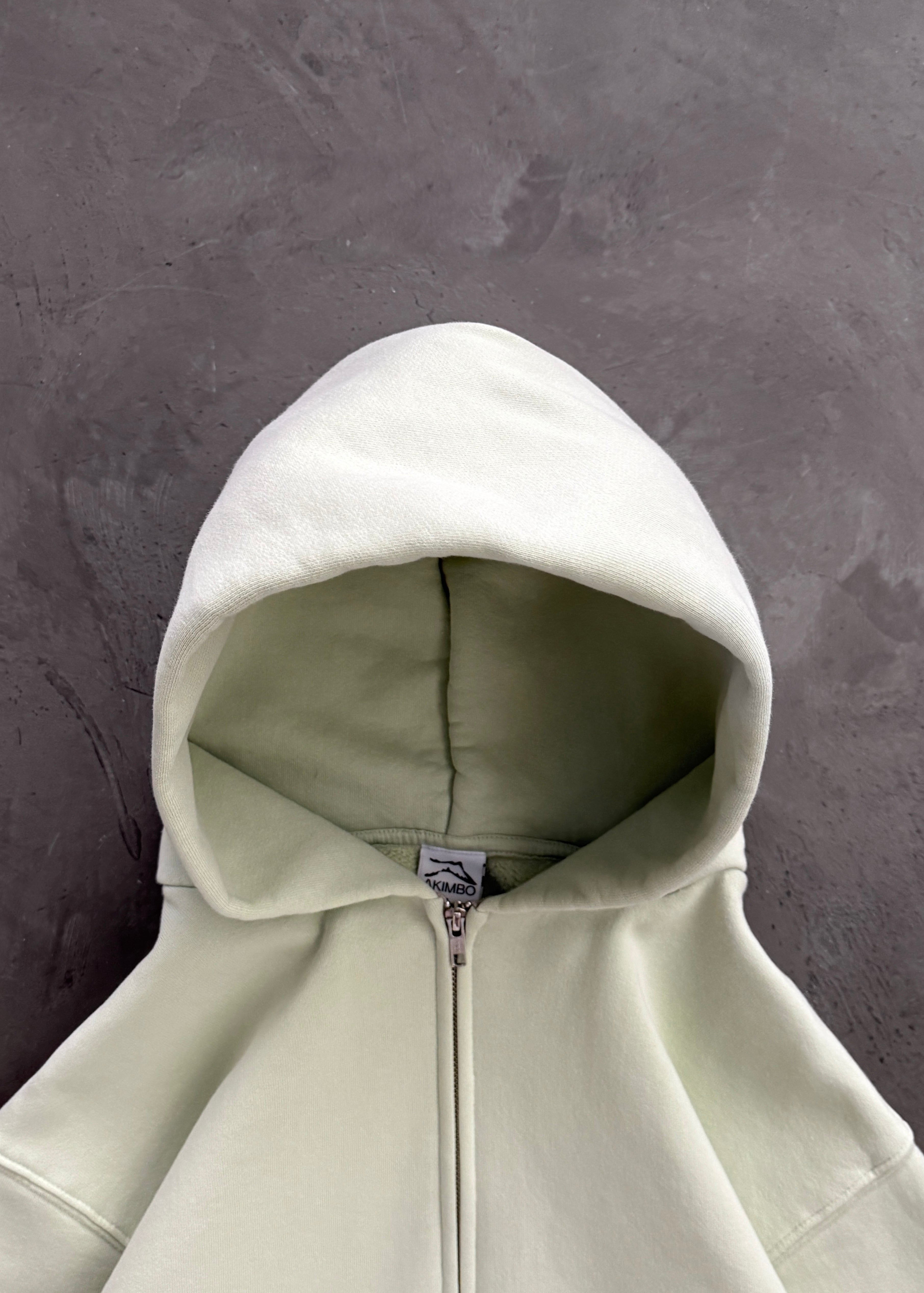 AKIMBO ZIP-UP HOODIE - GLEAM