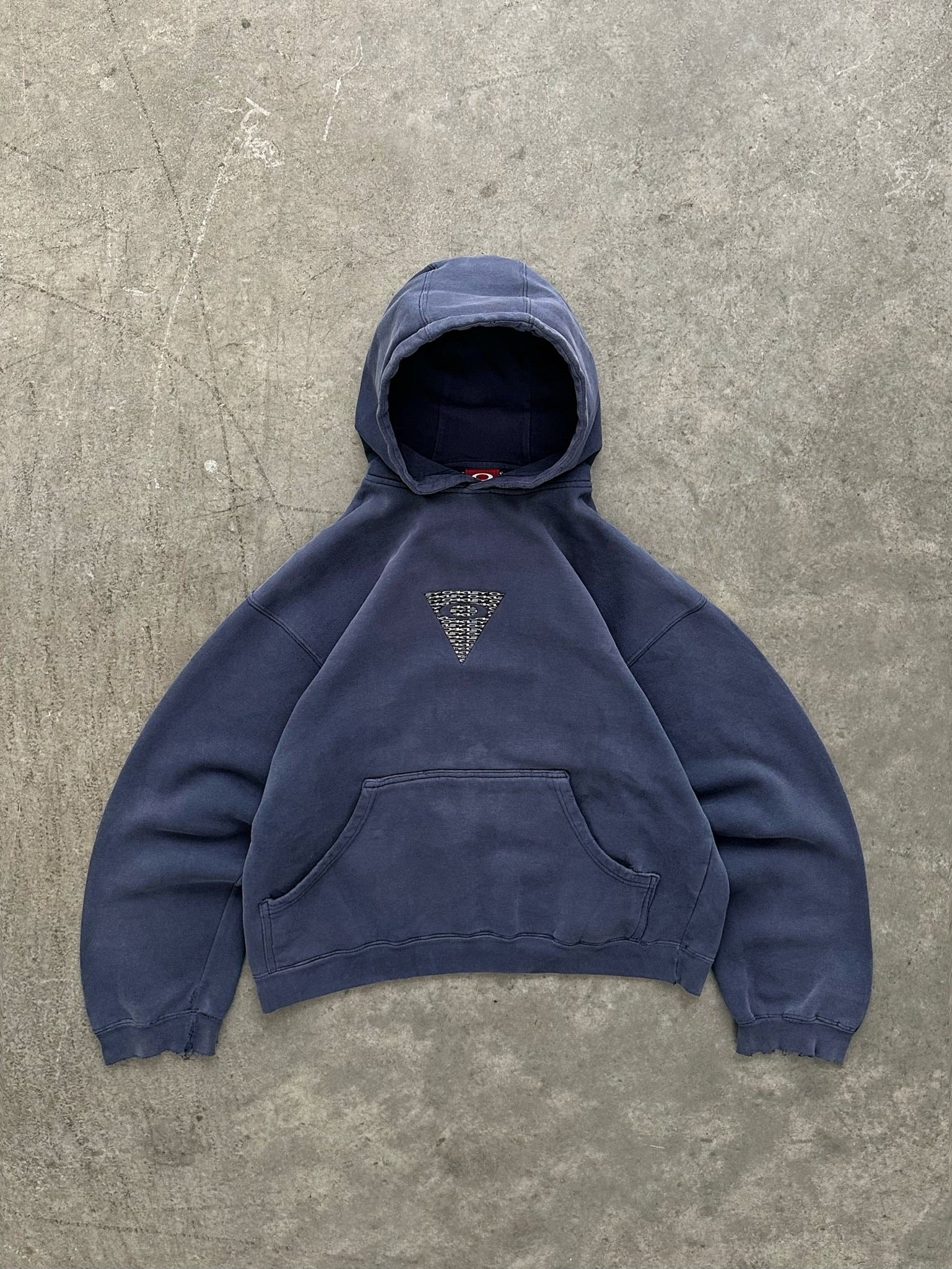 OAKLEY SUN FADED NAVY HOODIE - 2000S – AKIMBO CLUB