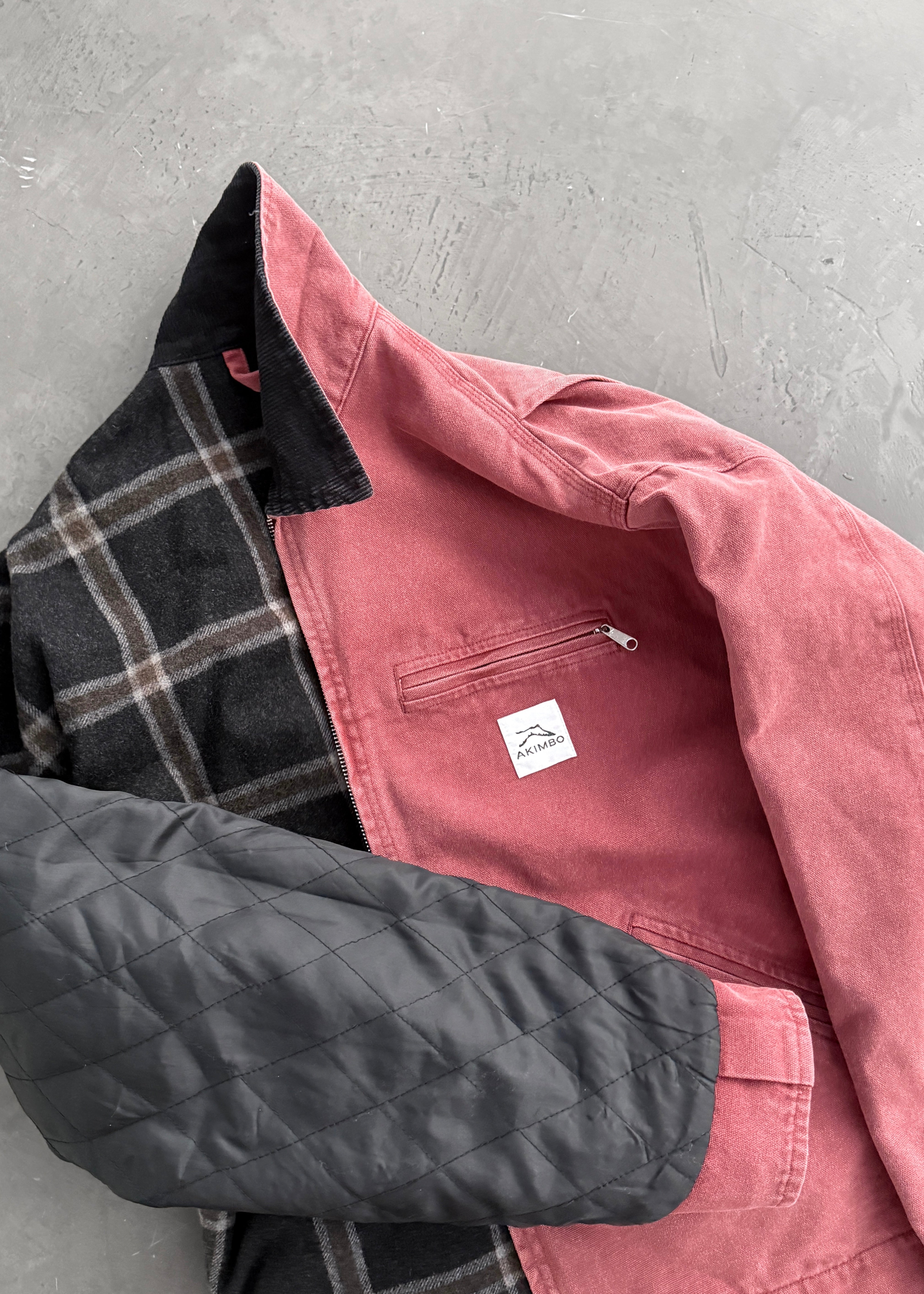 AKIMBO LAYTON JACKET - FADED MAROON