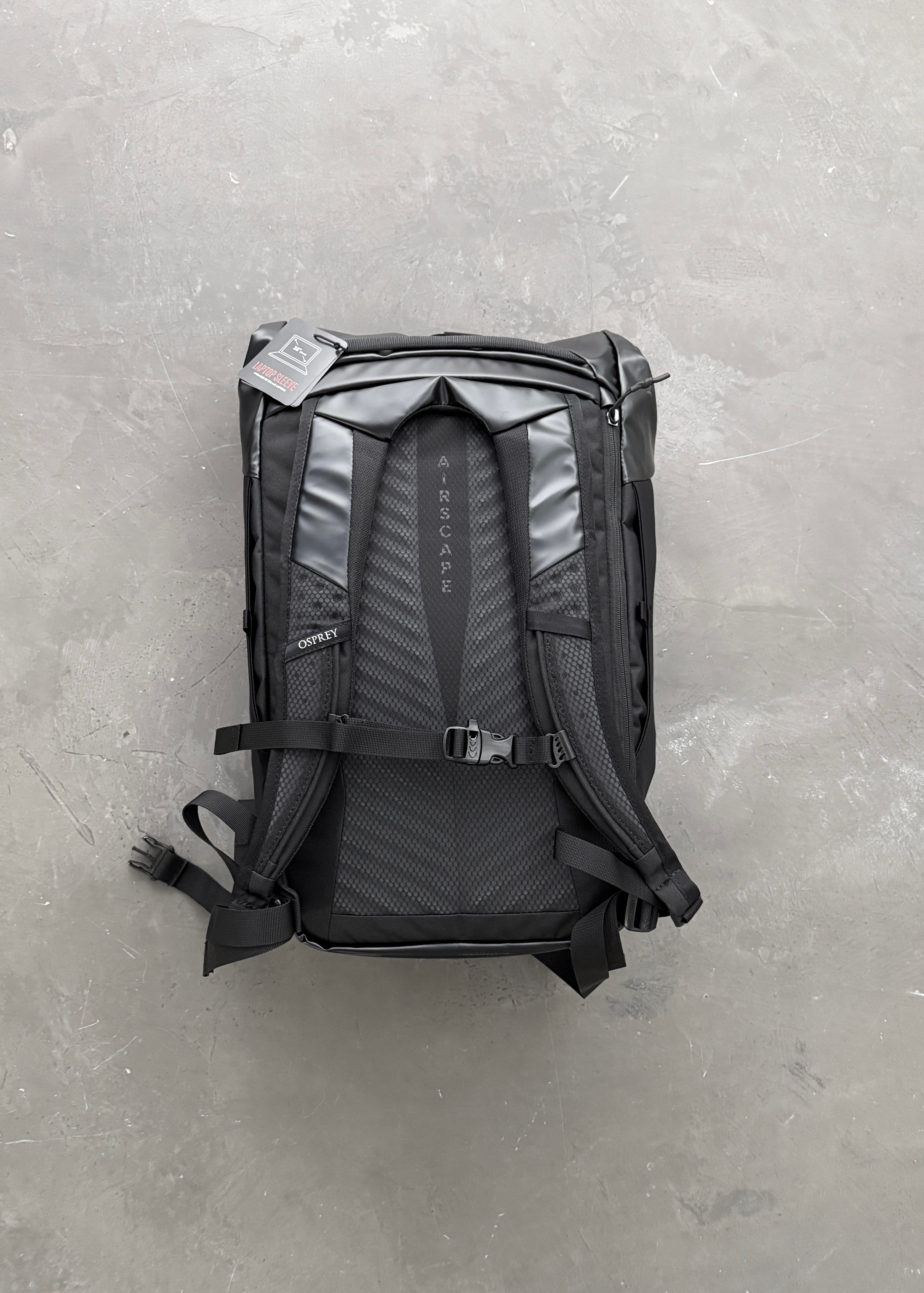AKIMBO x OSPREY TRANSPORTER ROLL TOP - BLACK