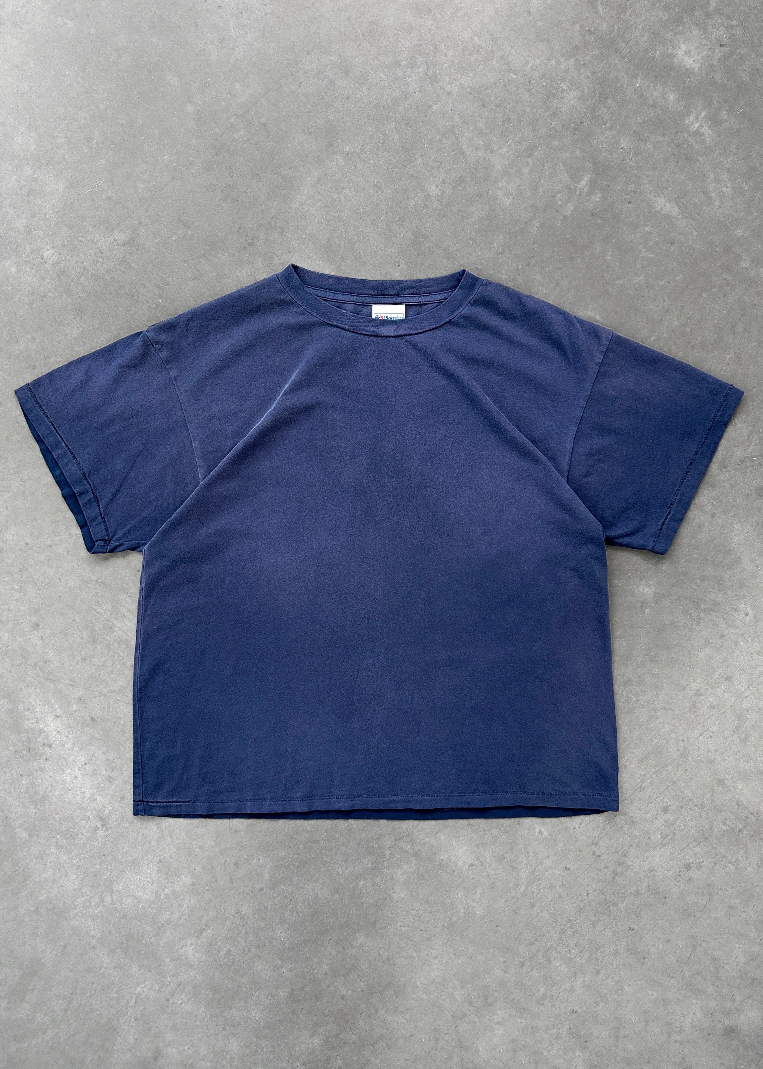 “CHAIN-PEEKER” LIGHT-WEIGHT TEE - SUN FADED NAVY