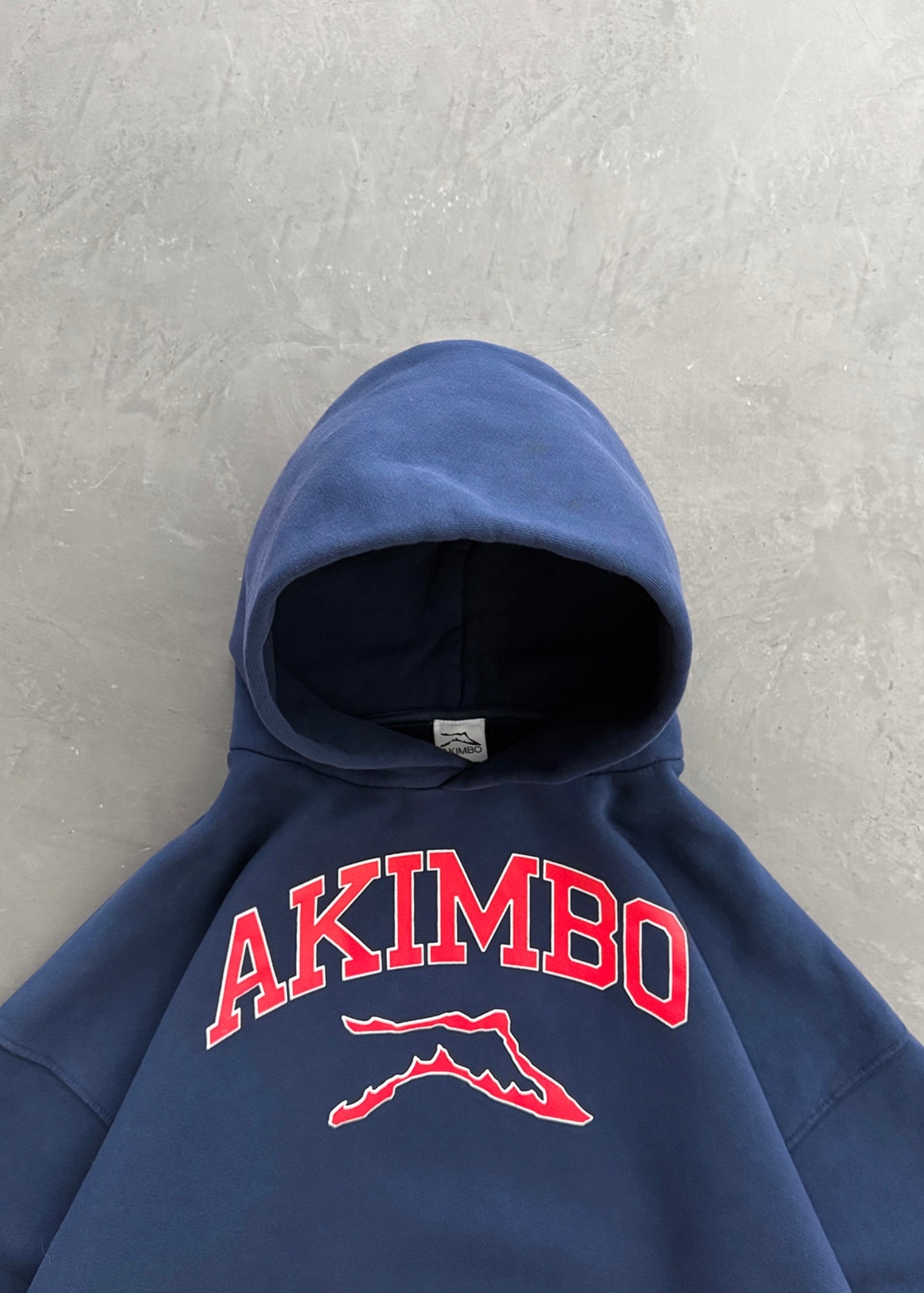 AKIMBO COLLEGIATE HOODIE - FADED NAVY