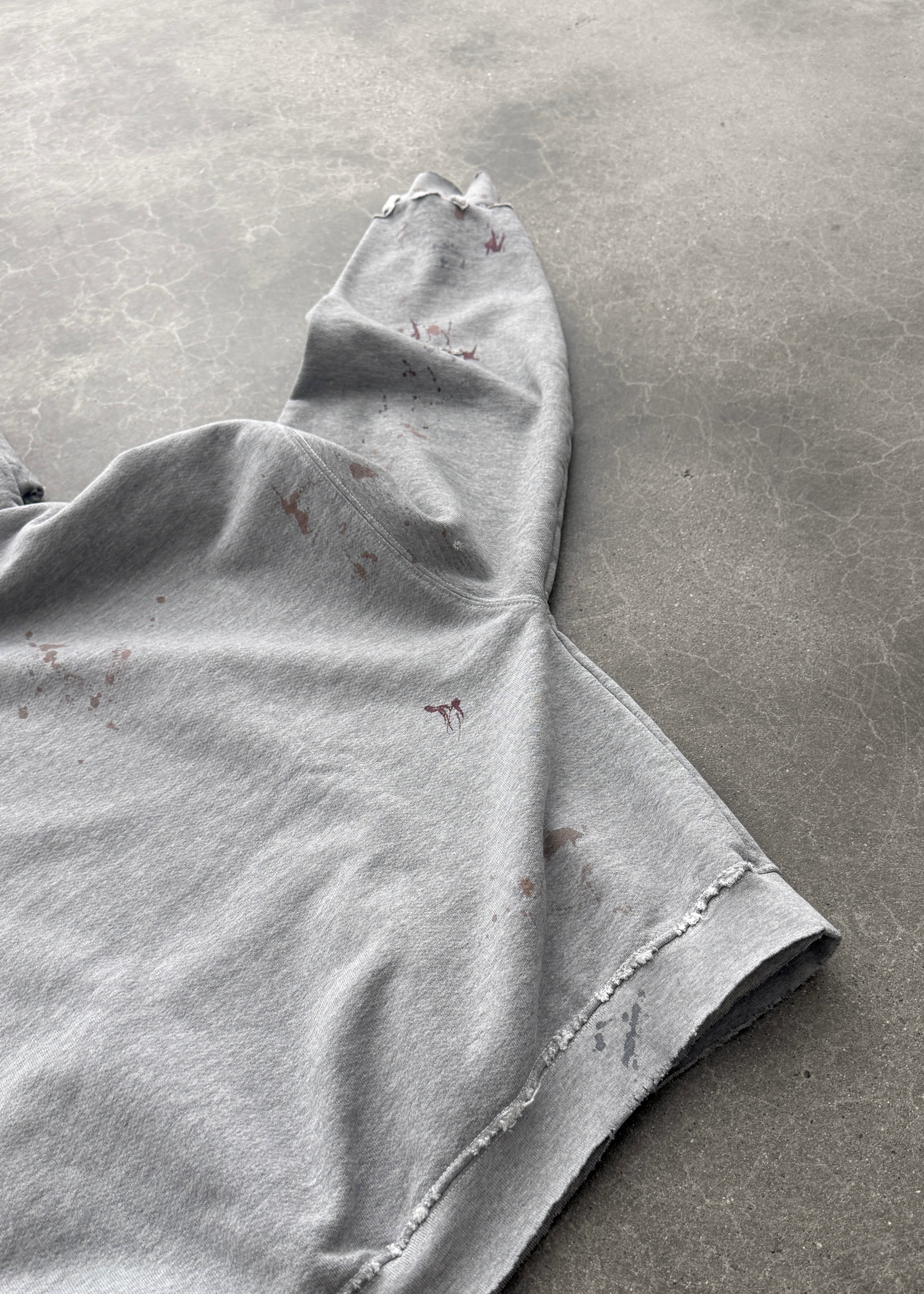 "WATCH-PEEKER" HOODIE - HEATHER GREY
