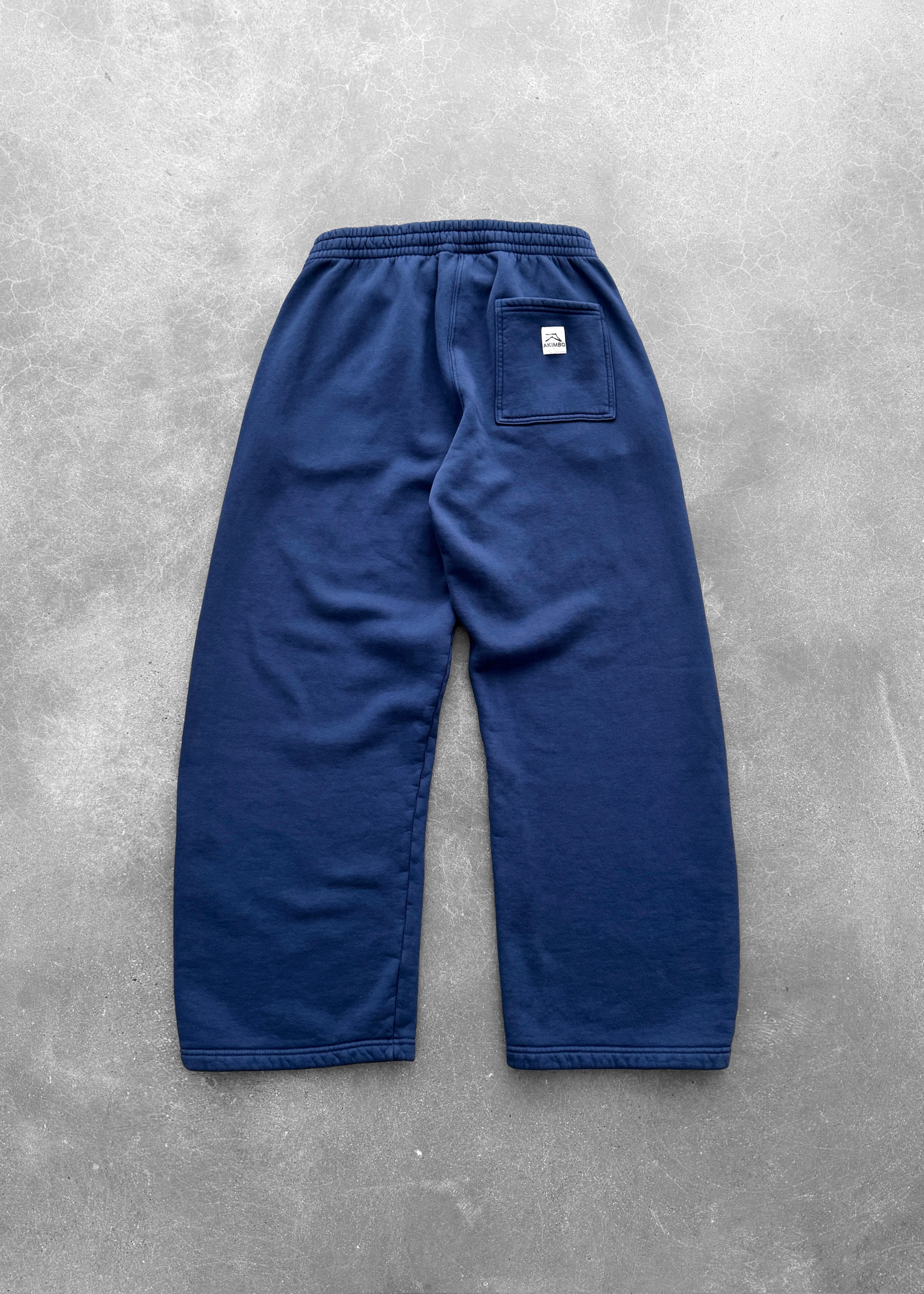STRAIGHT-LEG SWEATPANTS - NAVY