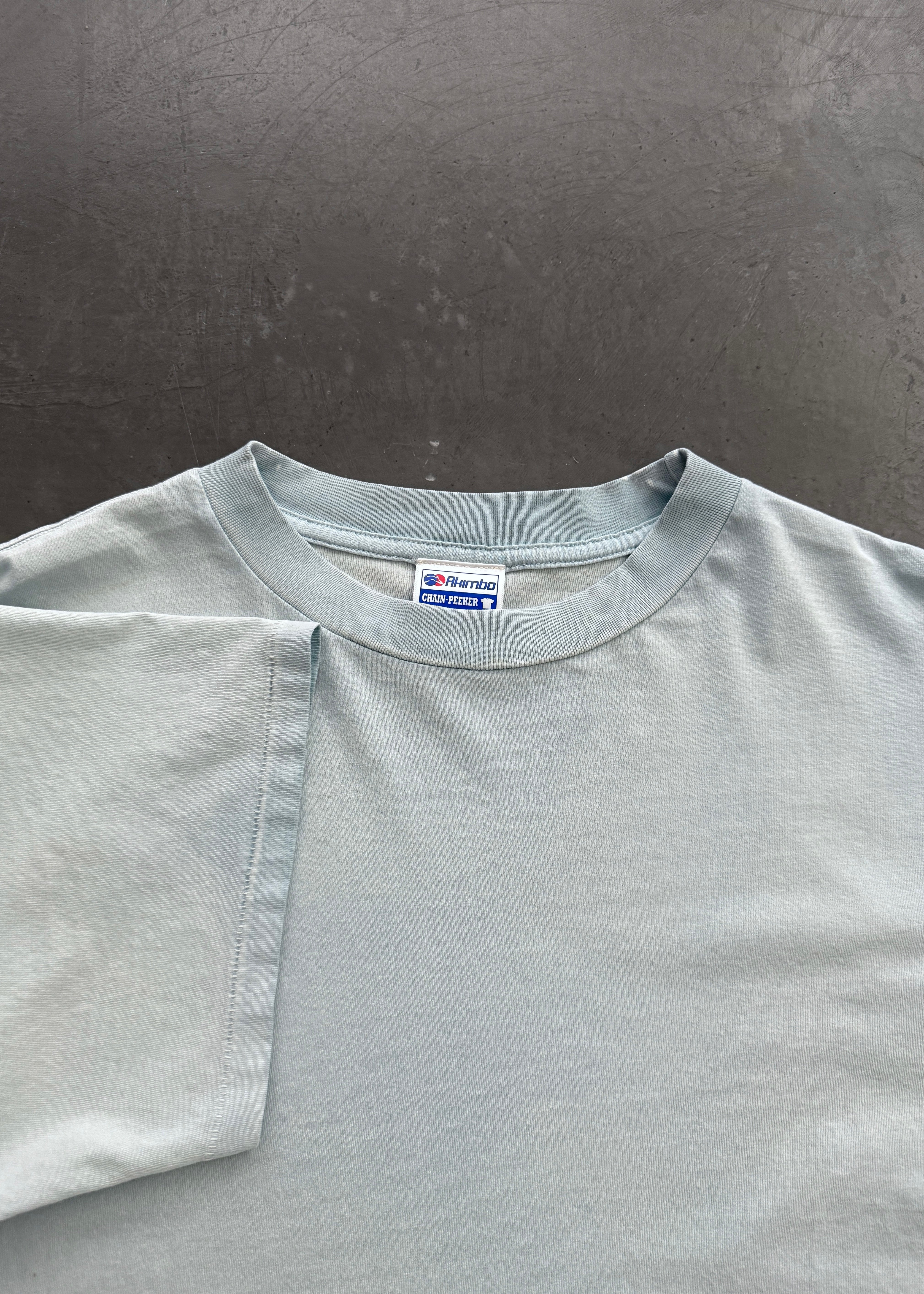 “CHAIN-PEEKER” SINGLE STITCHED TEE - ETHER
