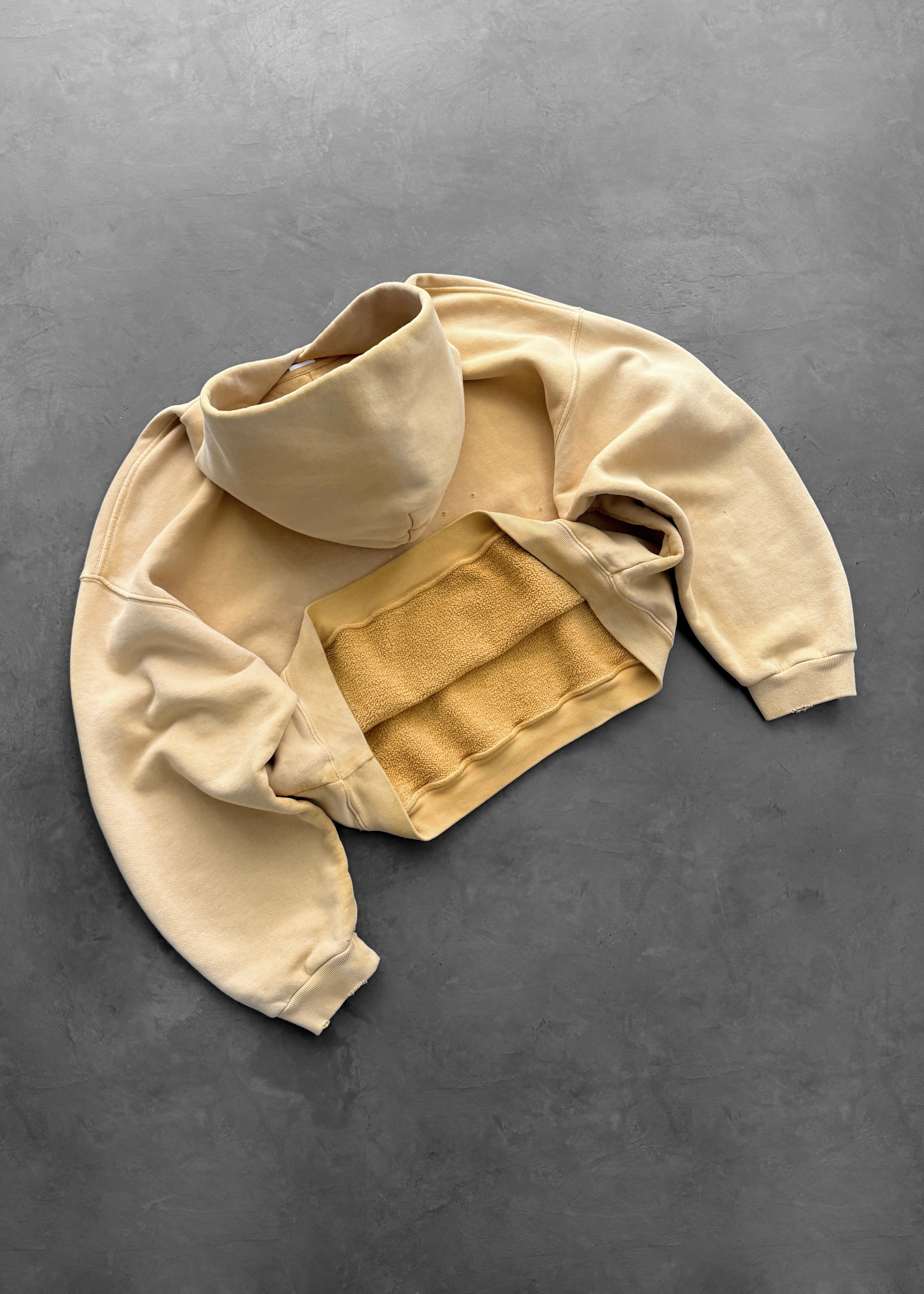 HOODIE - SUN FADED YELLOW