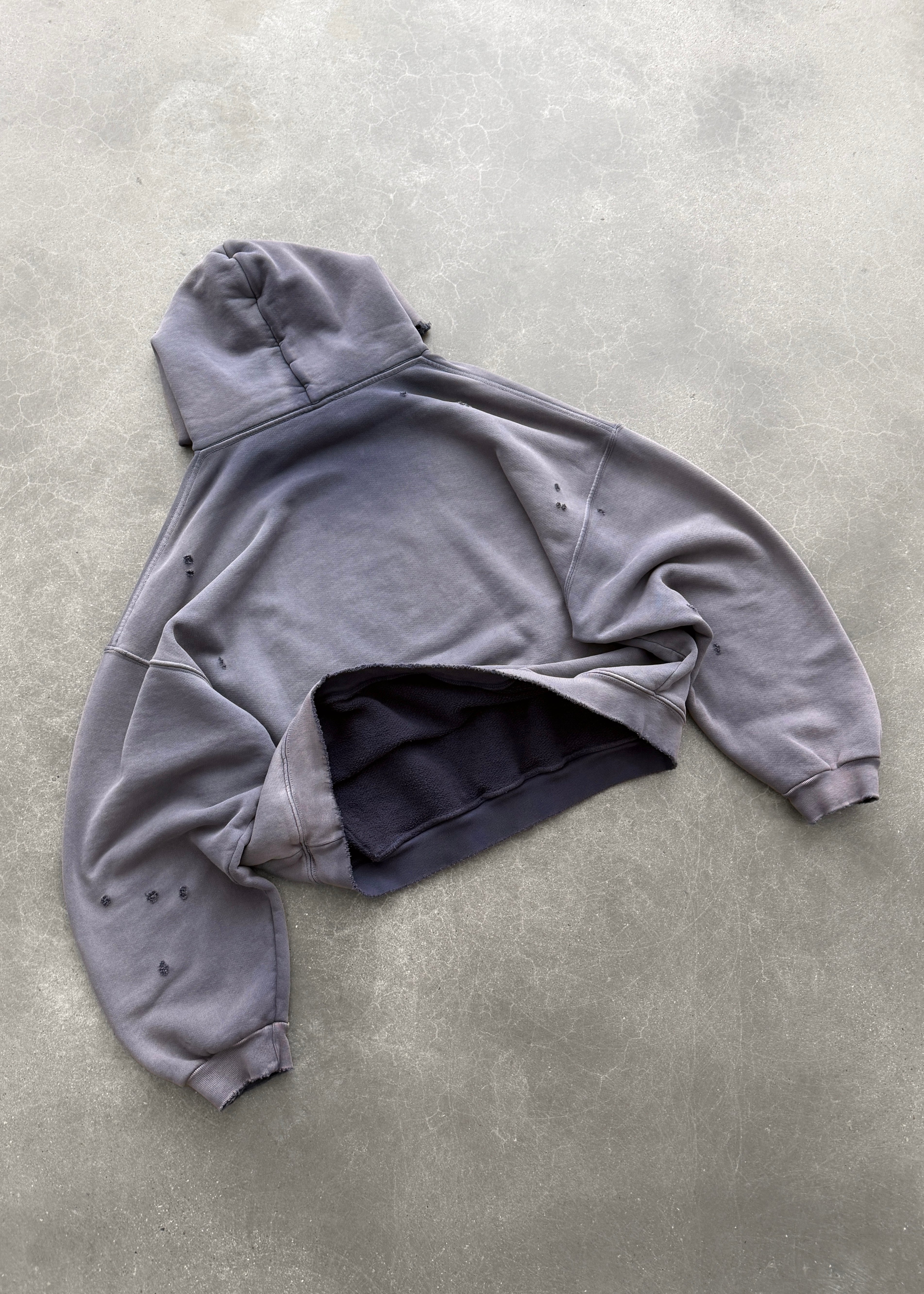"WATCH-PEEKER" HOODIE - SUN FADED EGGPLANT