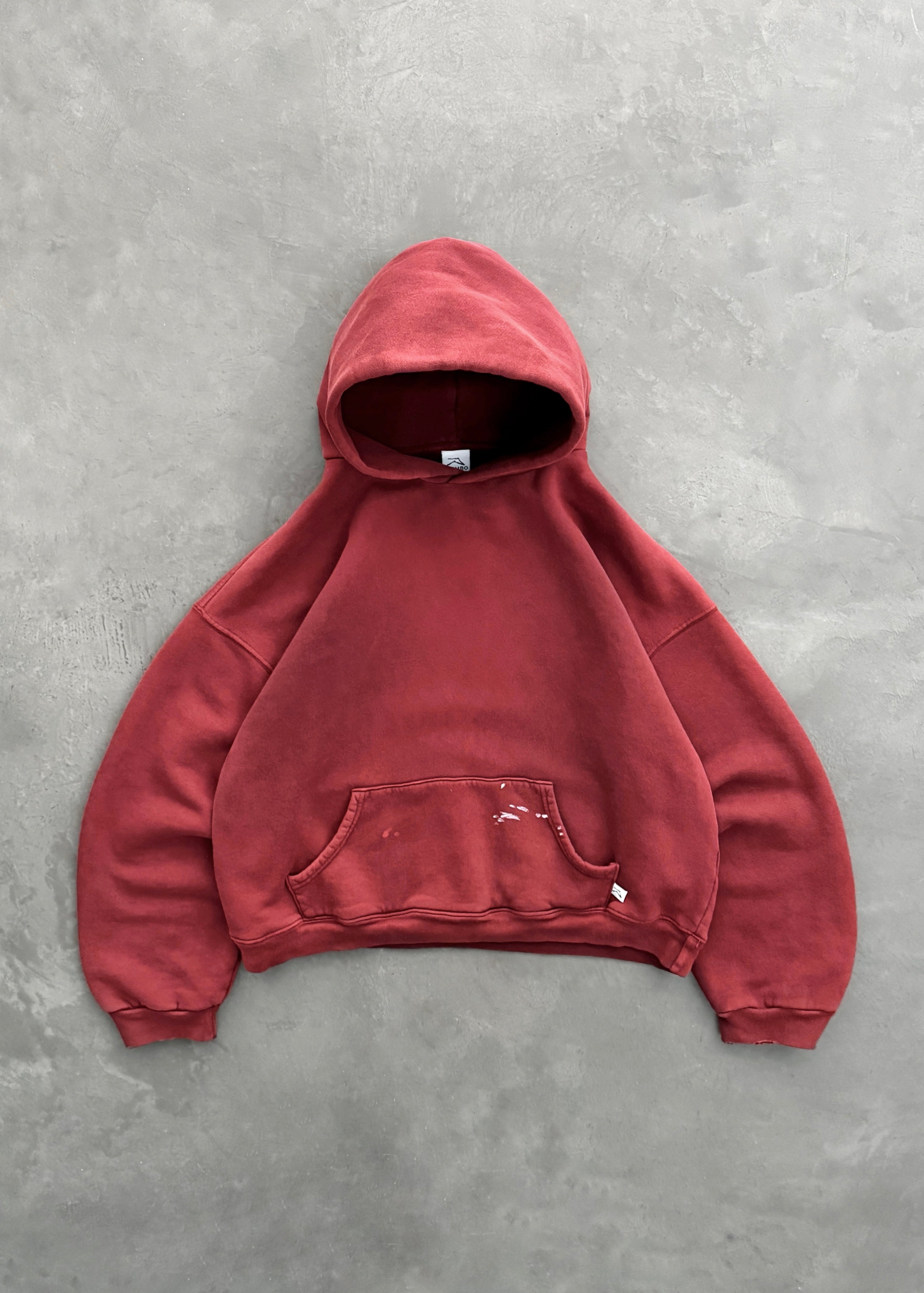 HOODIE - SUN FADED MAROON