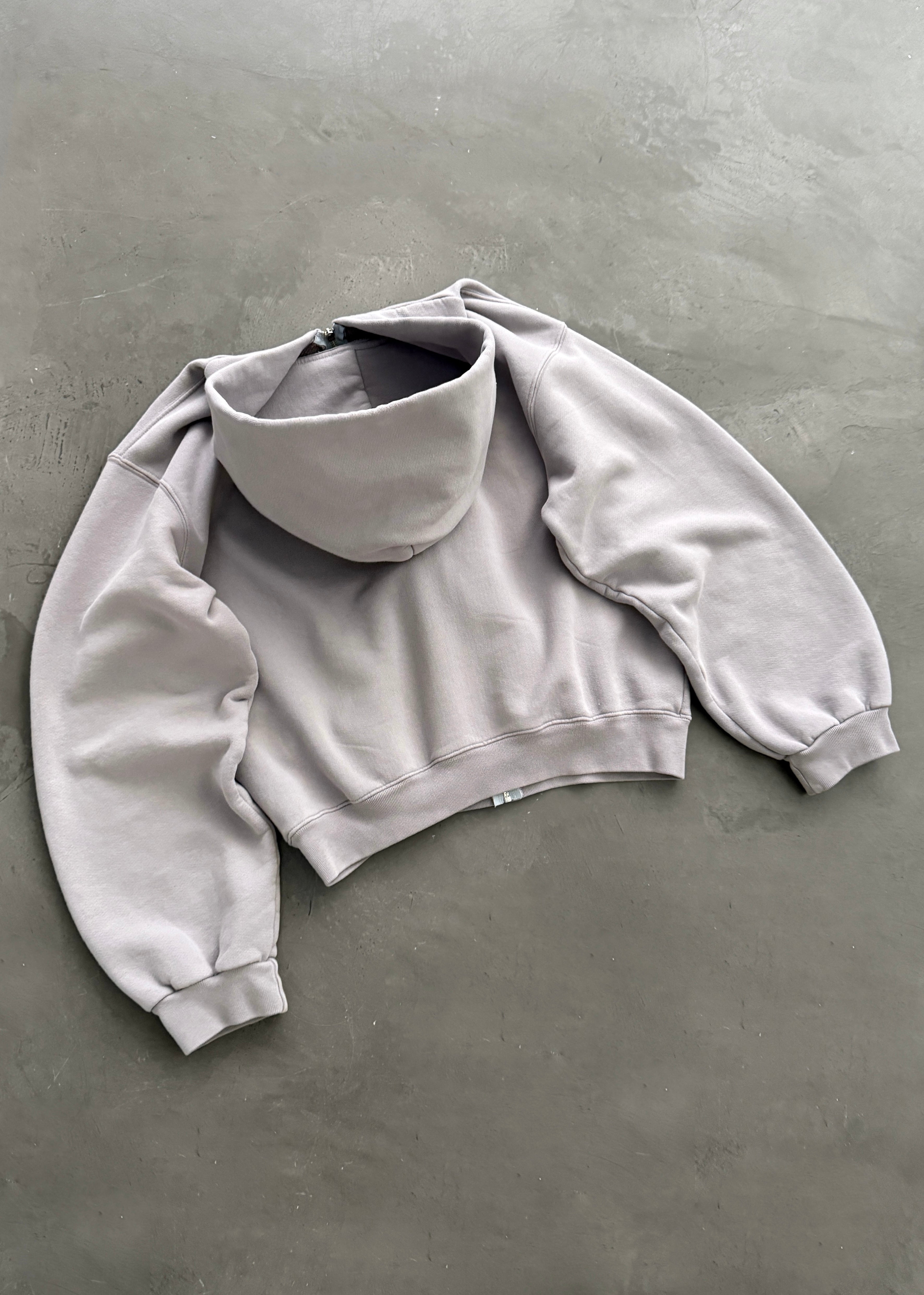 AKIMBO ZIP-UP HOODIE - ALLOY