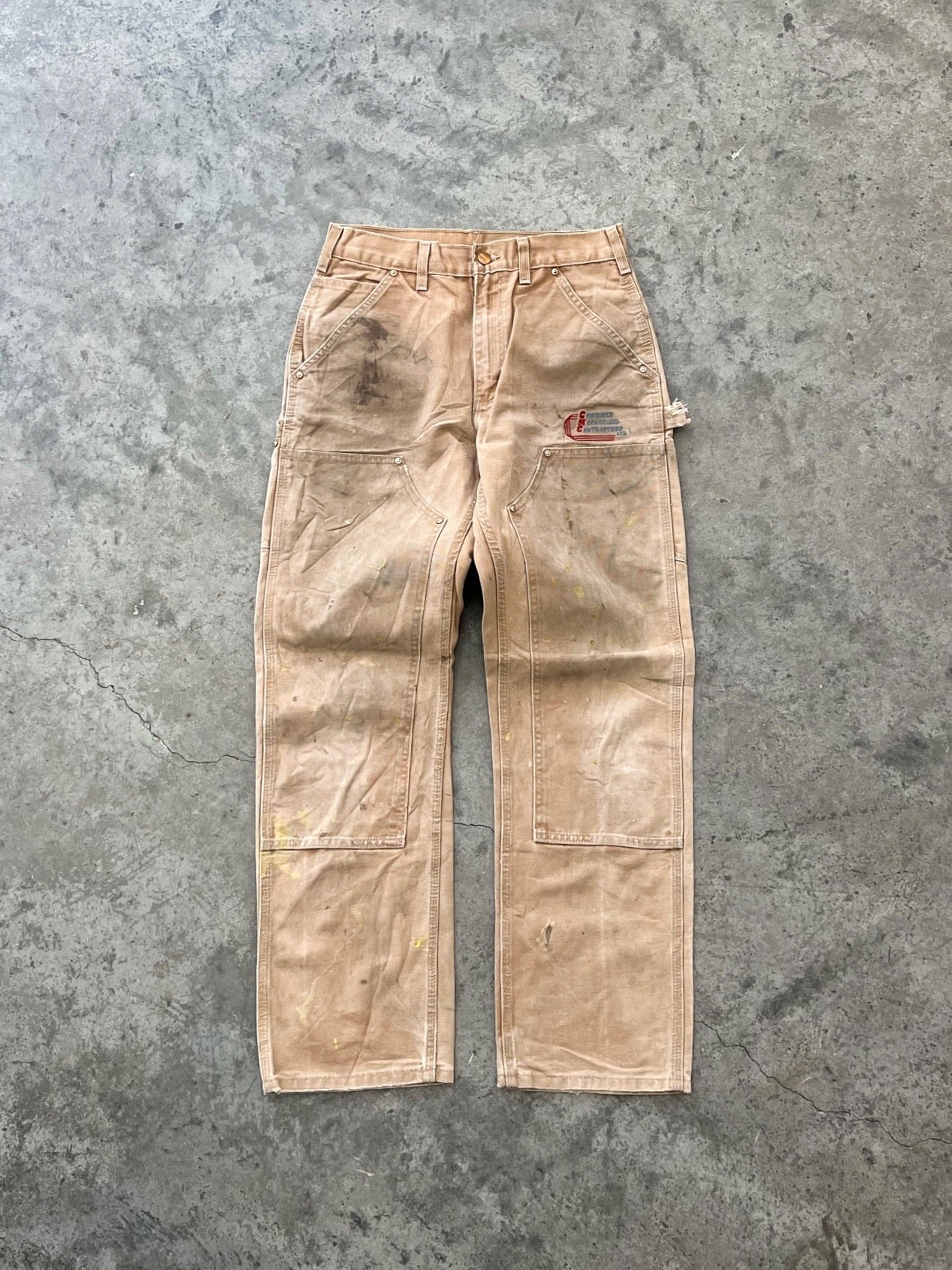 Vintage Double Knee Pants - Khaki