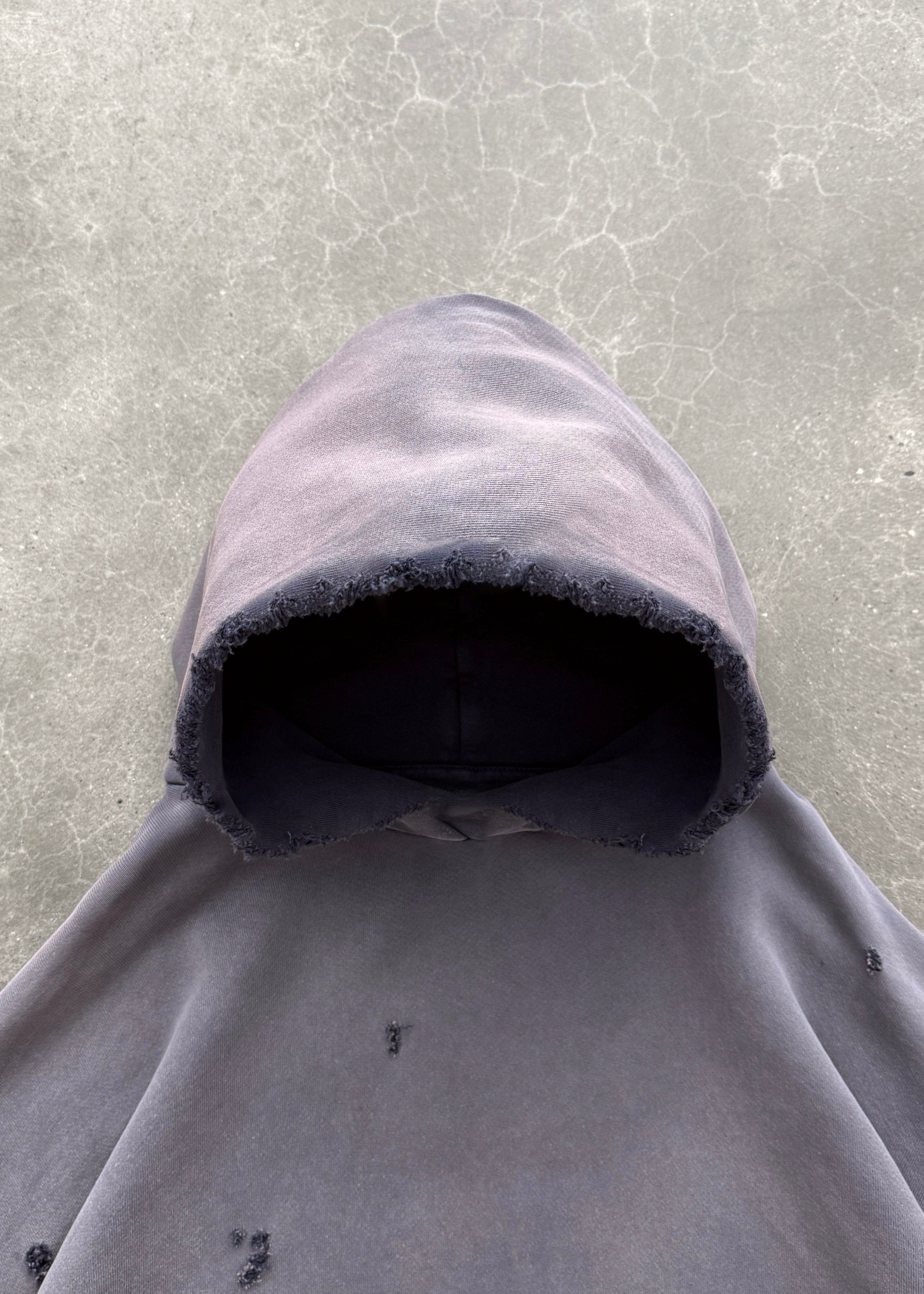 "WATCH-PEEKER" HOODIE - SUN FADED EGGPLANT