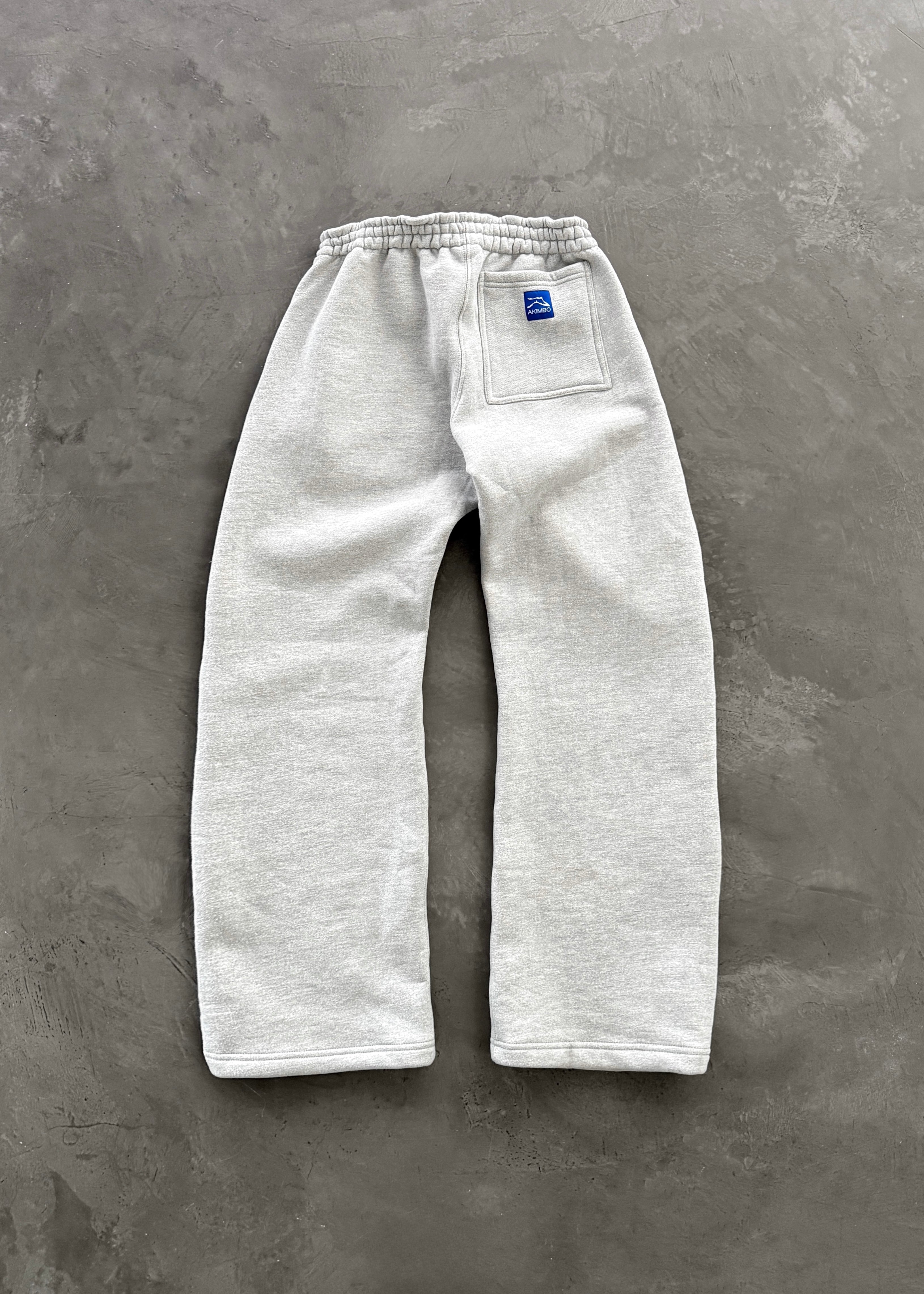 WYOMING® STRAIGHT-LEG SWEATPANTS- HEATHER GREY