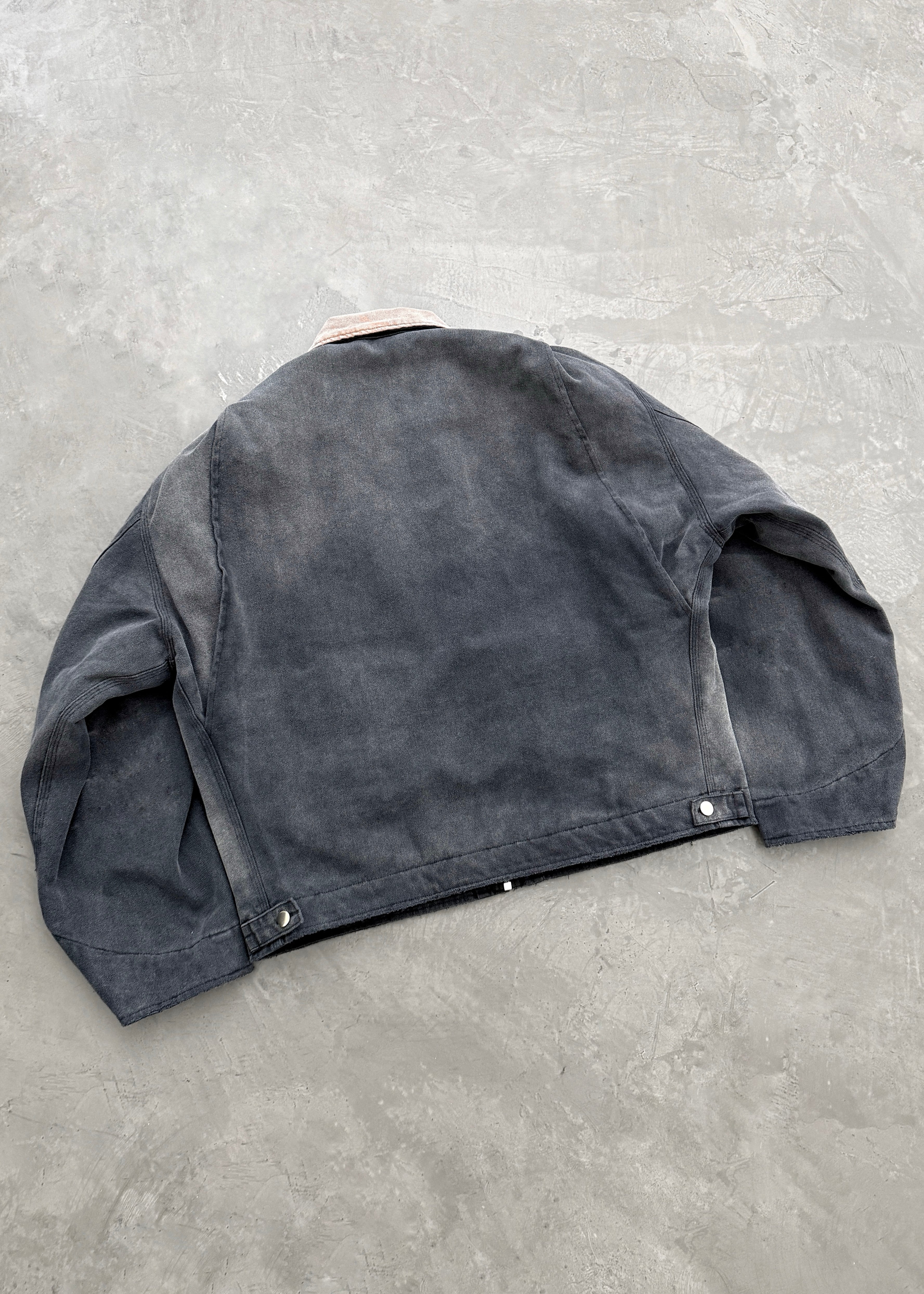 AKIMBO WORK JACKET - FADED BLACK