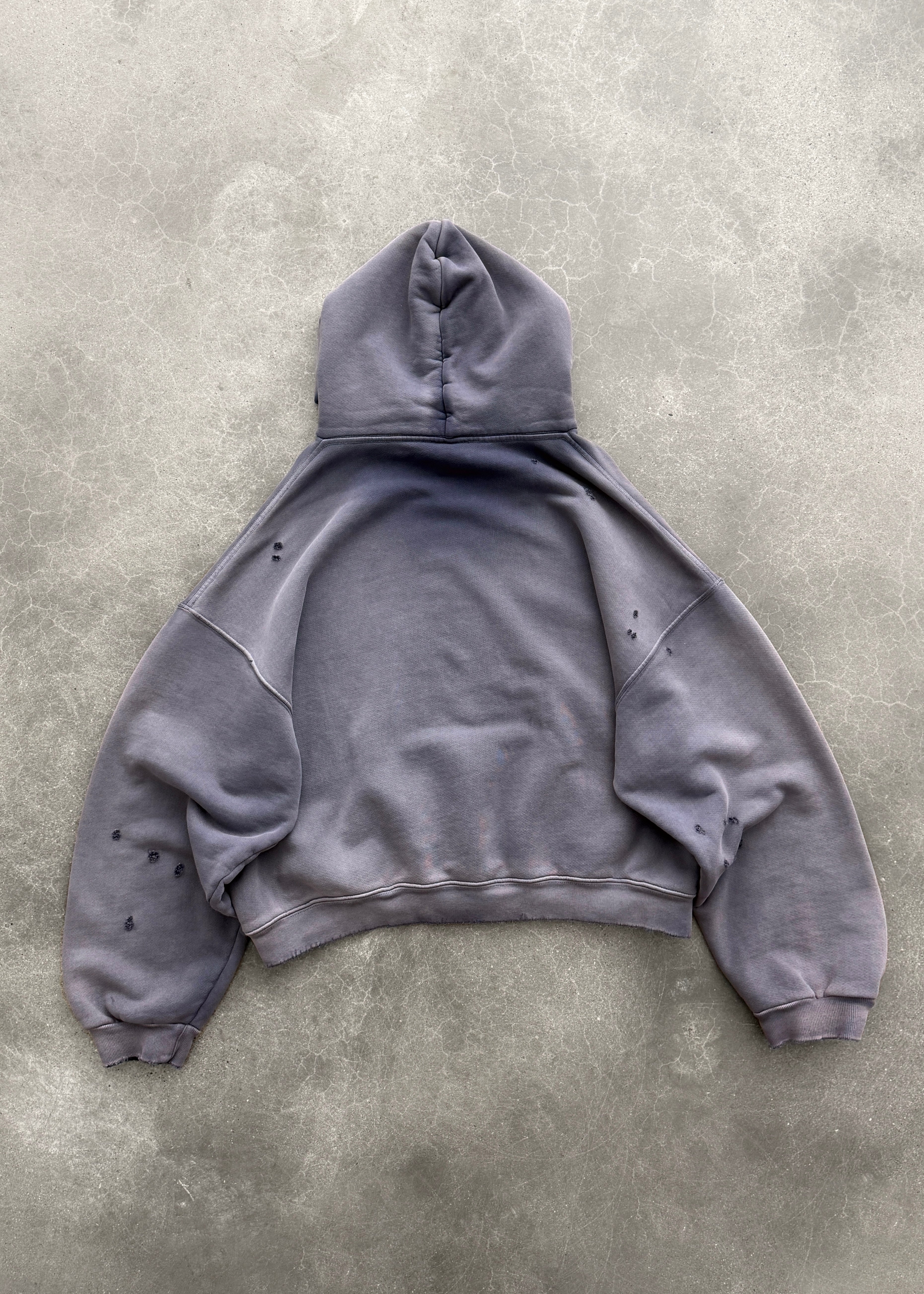 "WATCH-PEEKER" HOODIE - SUN FADED EGGPLANT
