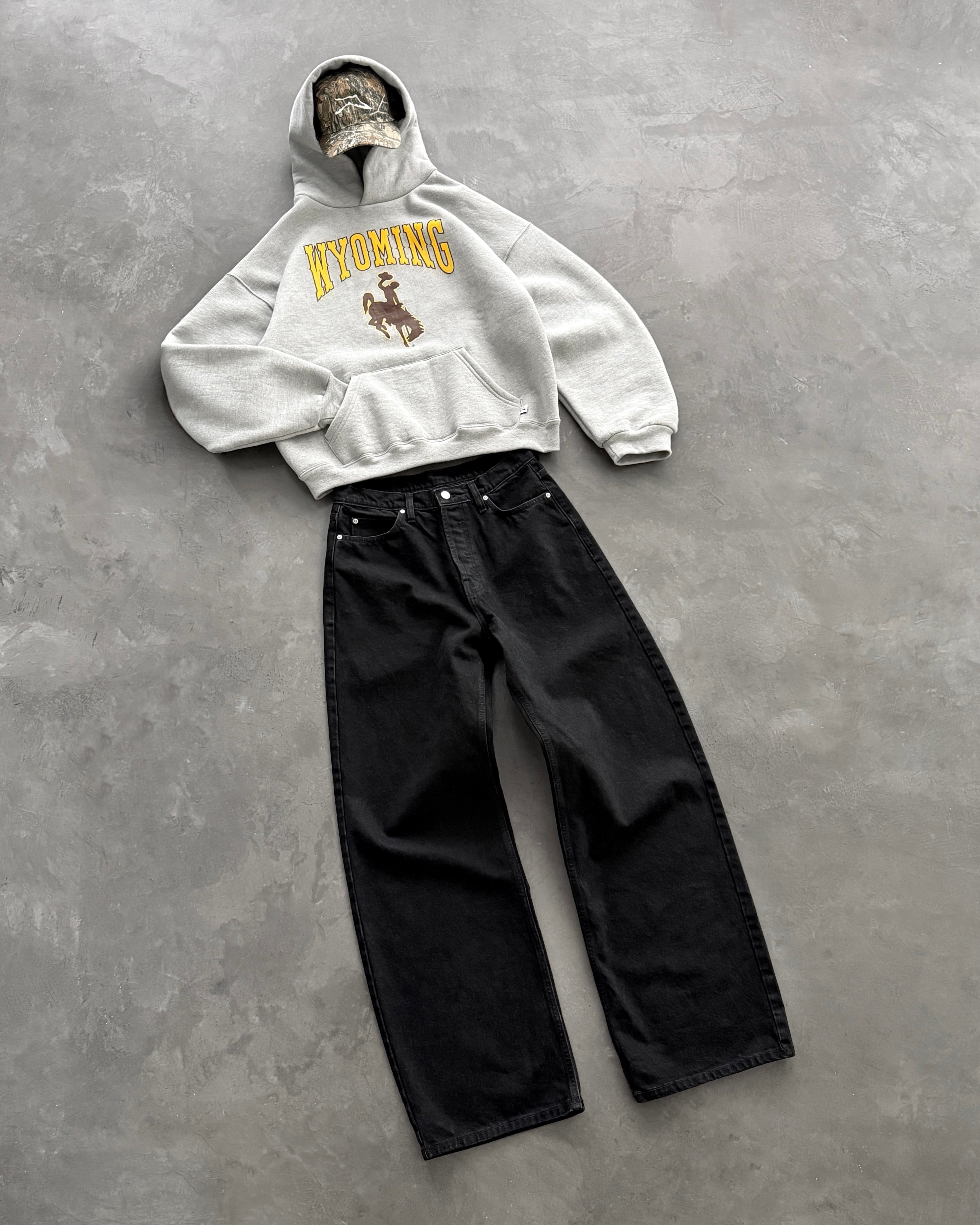WYOMING® HOODIE- HEATHER GREY
