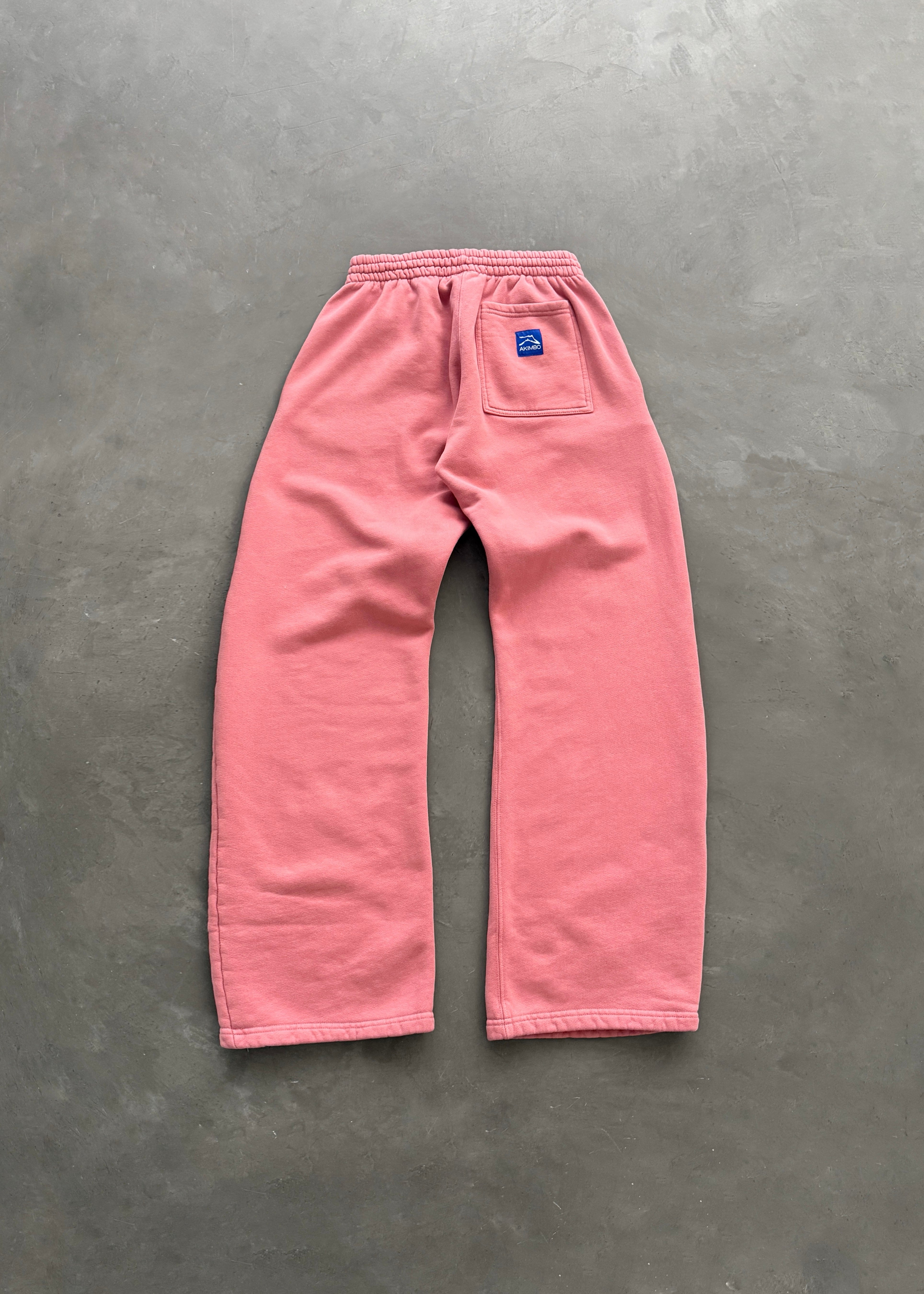 AKIMBO STRAIGHT-LEG SWEATPANTS - DUSTY ROSE
