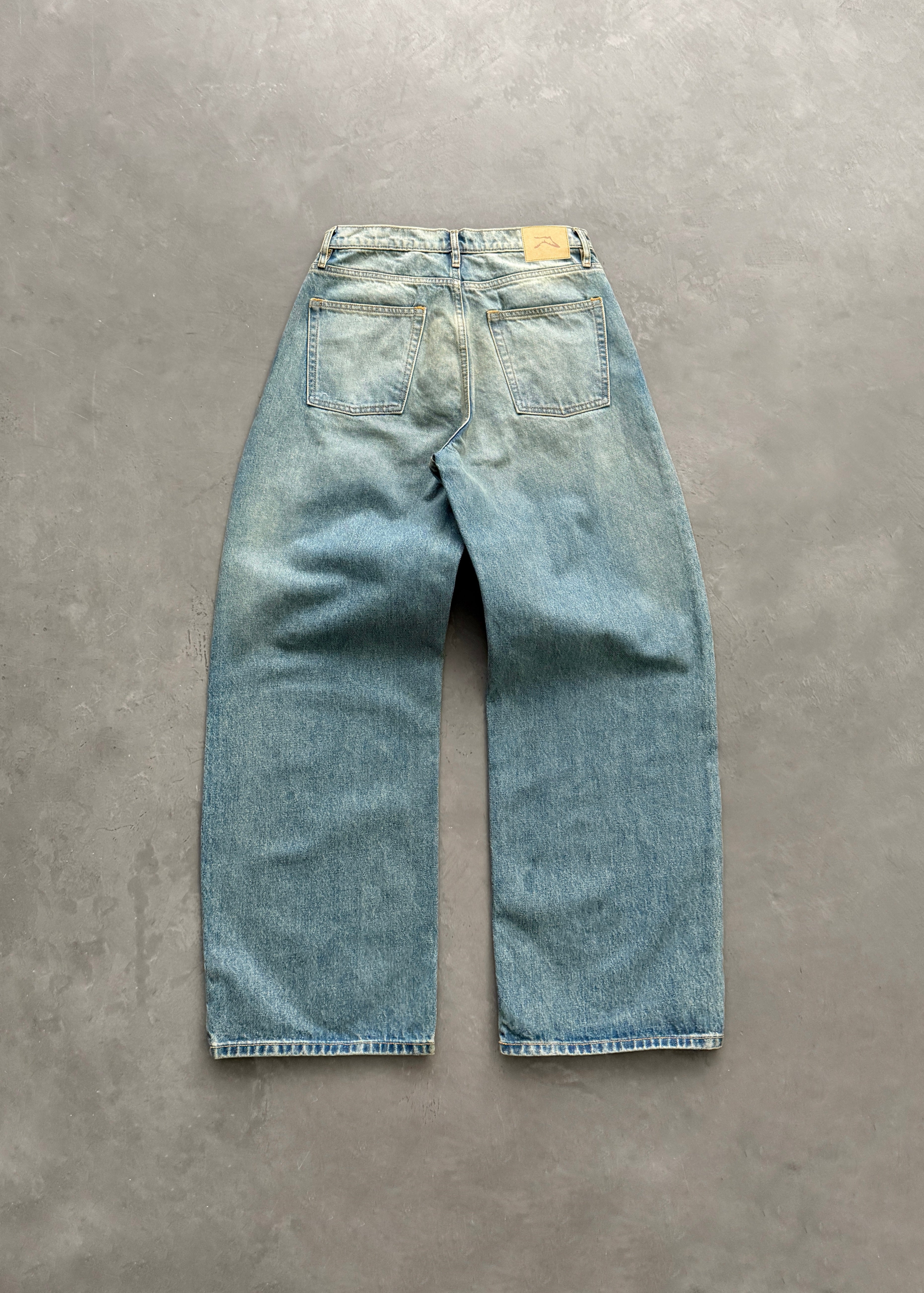 801 BAGGY 5 POCKET JEAN - DUSTY INDIGO