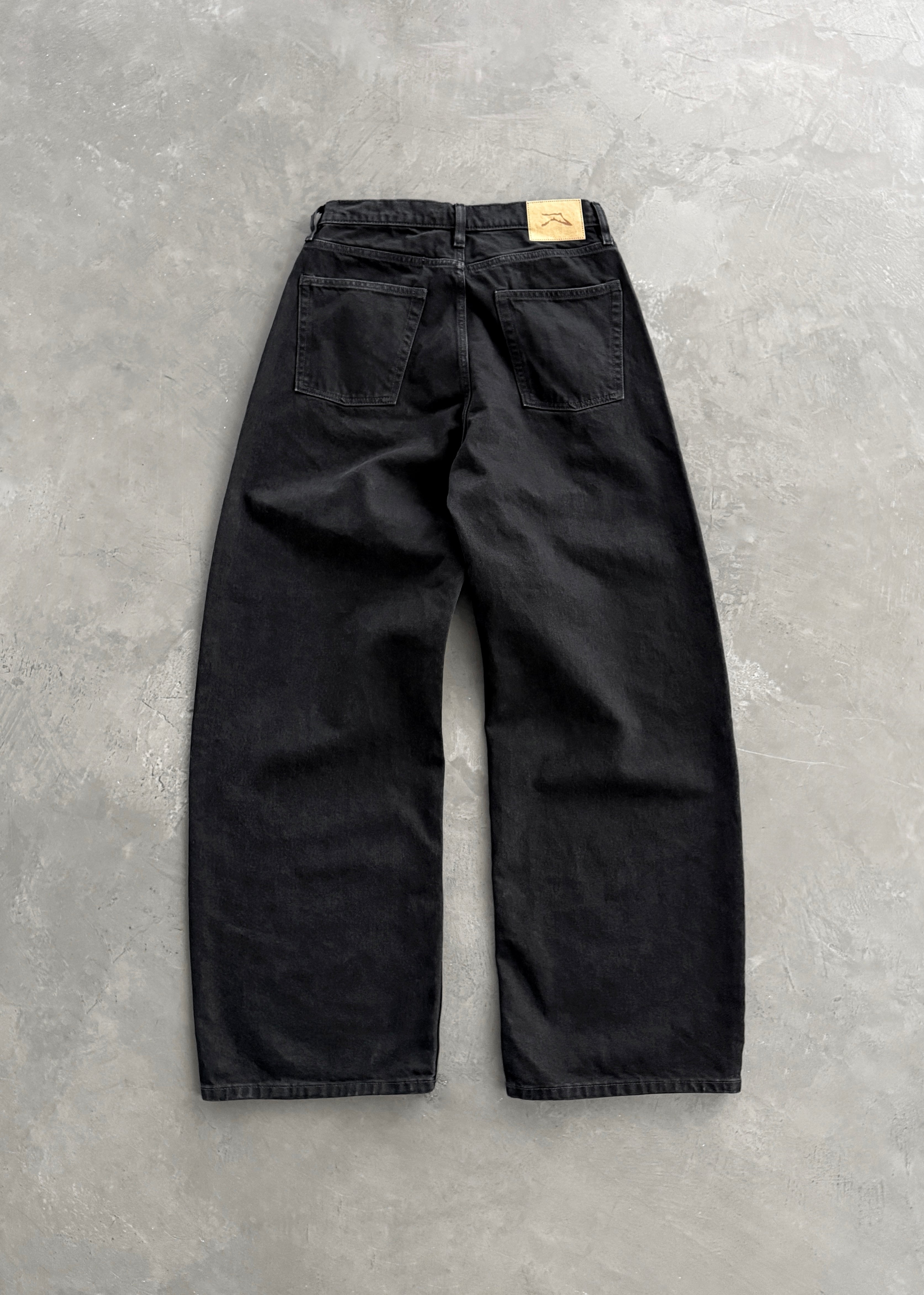 801 BAGGY 5 POCKET JEAN - BLACK