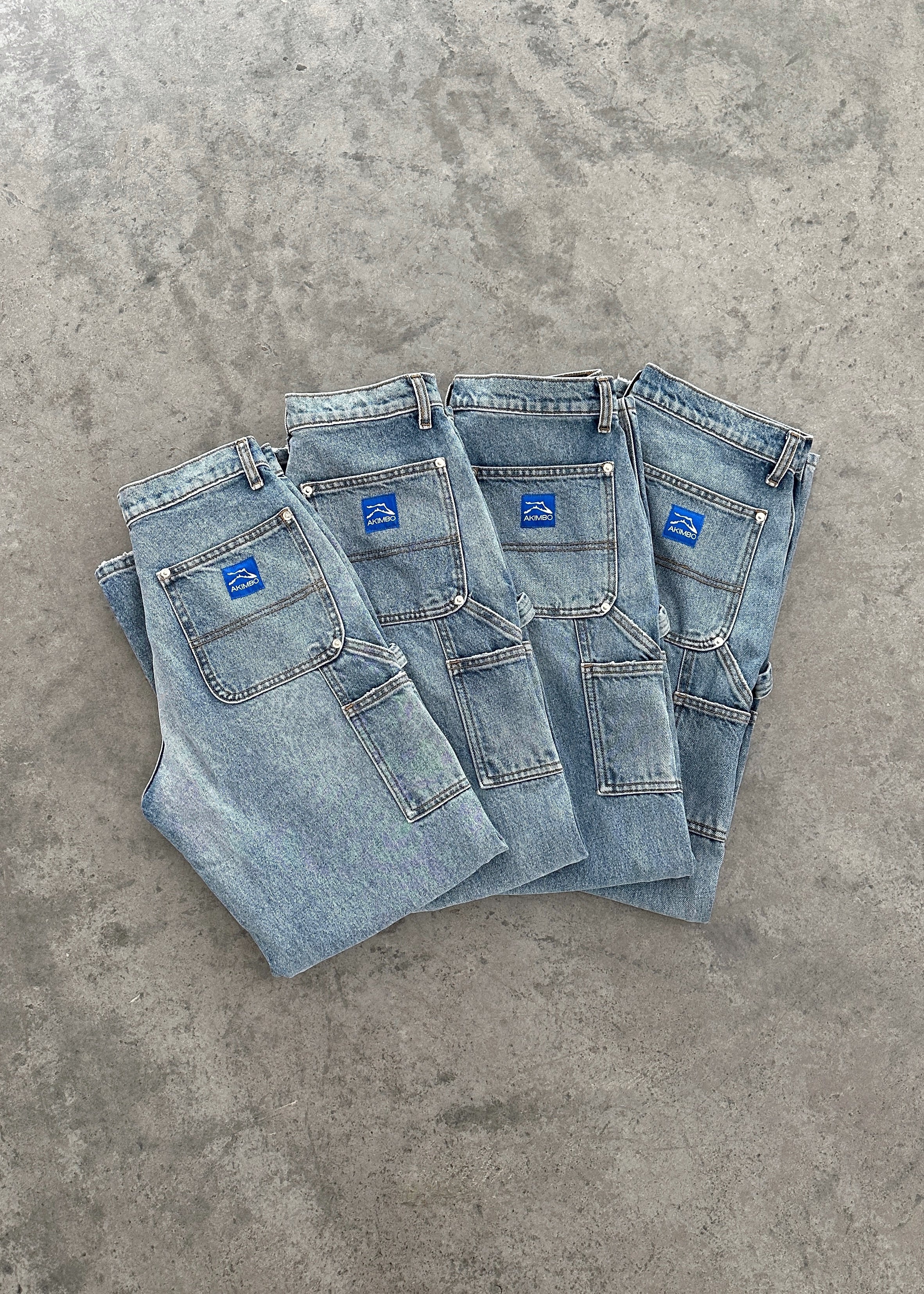 AKIMBO DOUBLE KNEES - DENIM