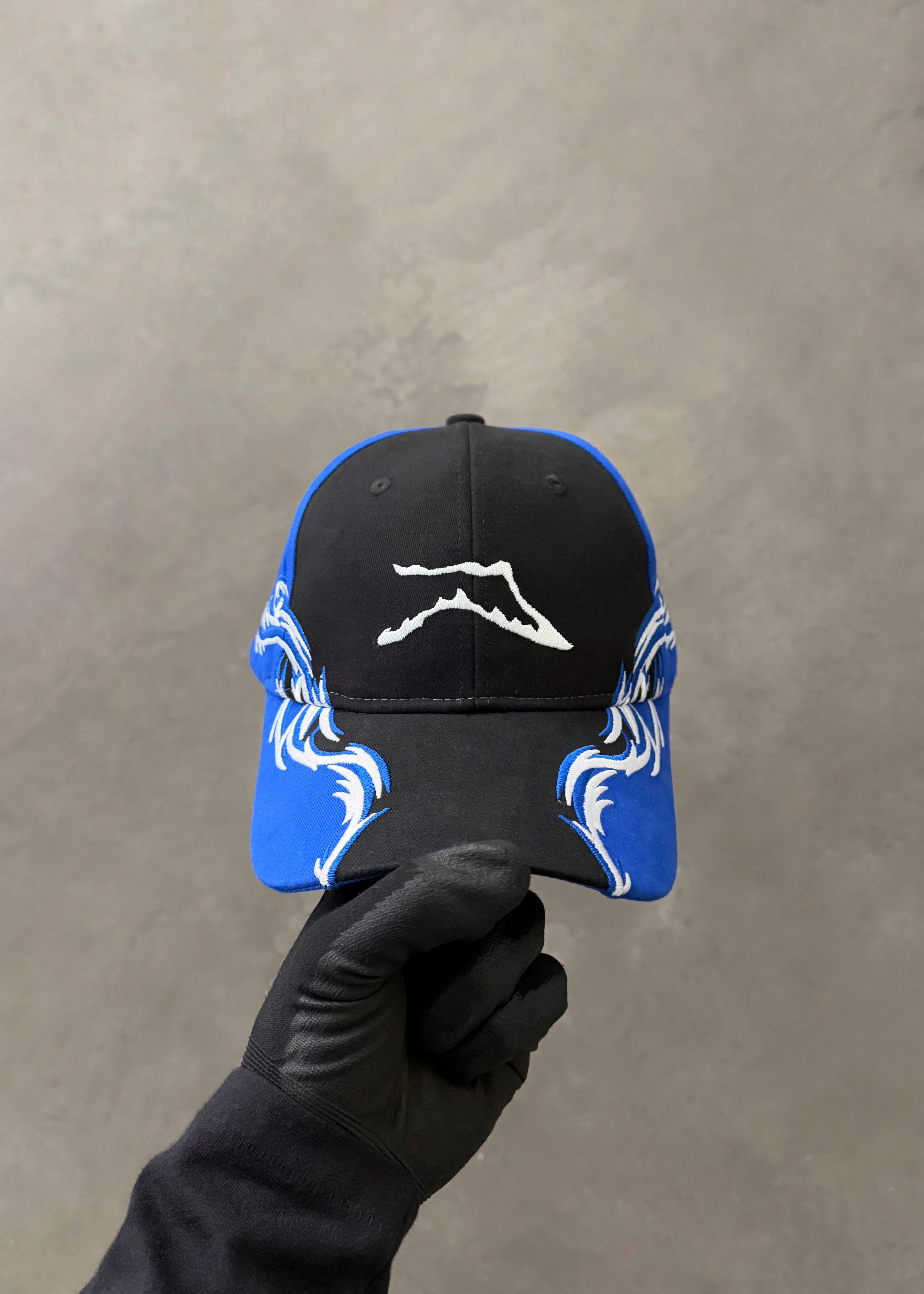 AKIMBO RANGE FLAME RACING CAP - BLUE