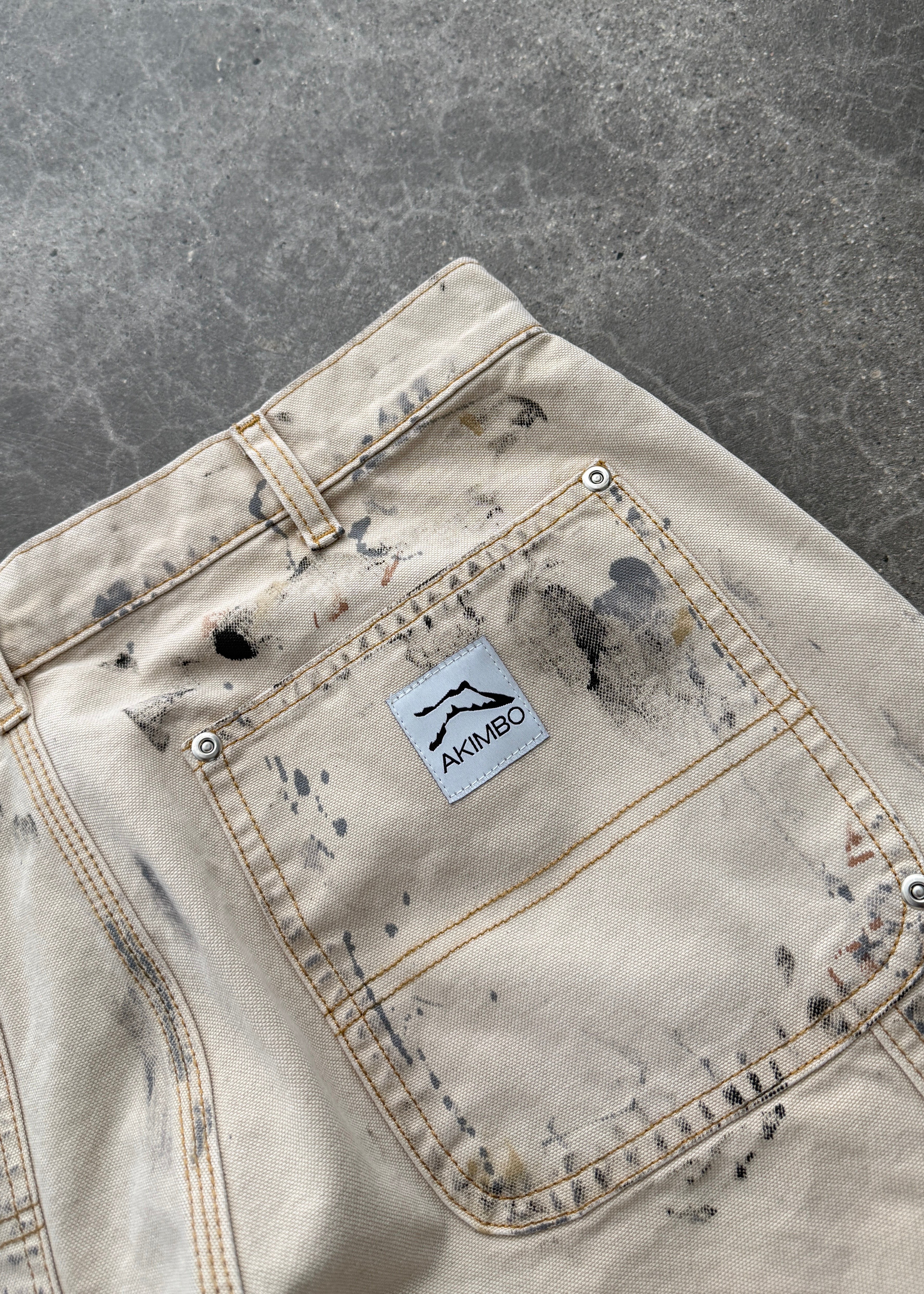 CANVAS DOUBLE KNEE - PAINTER PANTS