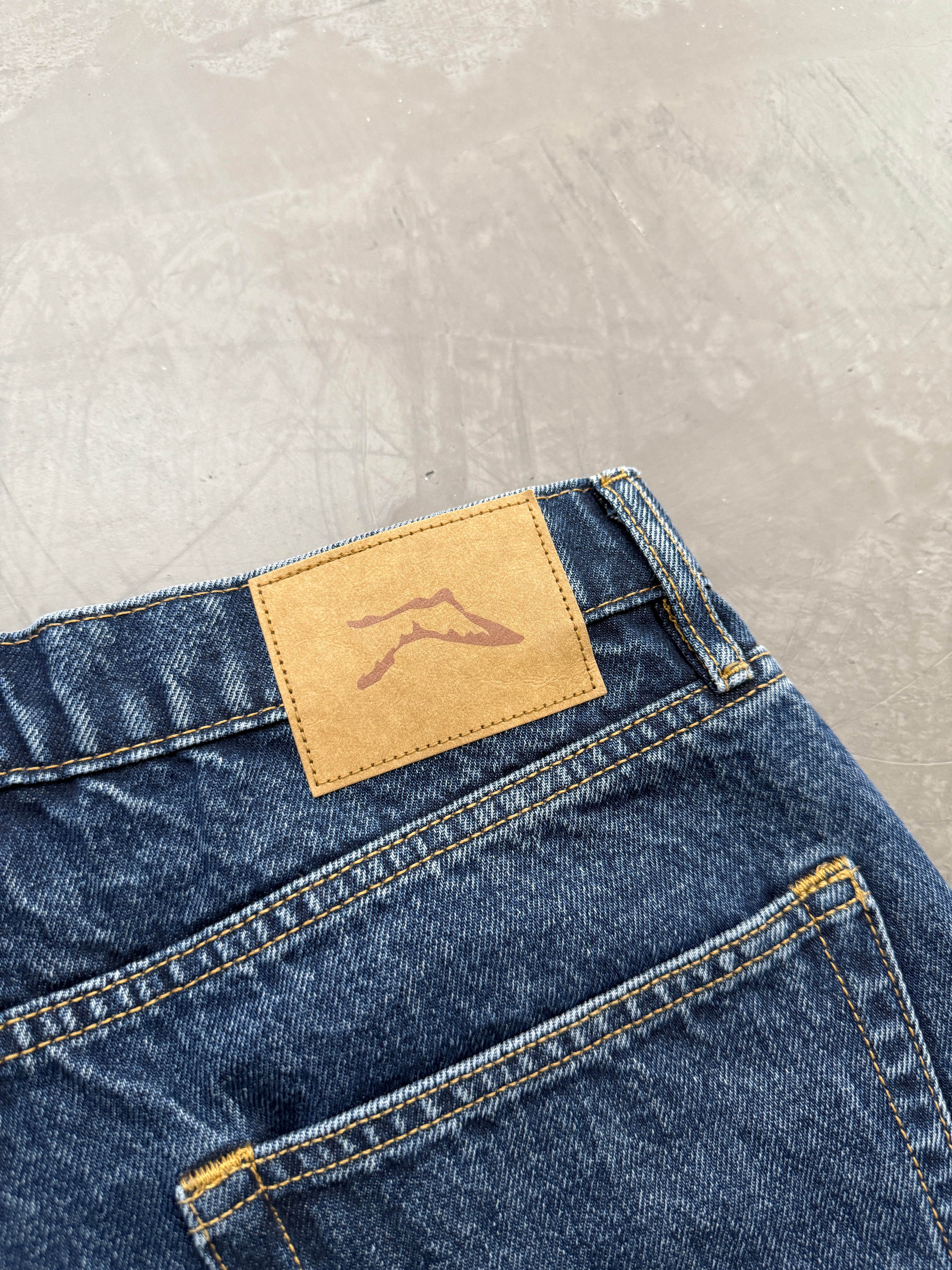 801 BAGGY 5 POCKET JEAN - DARK INDIGO