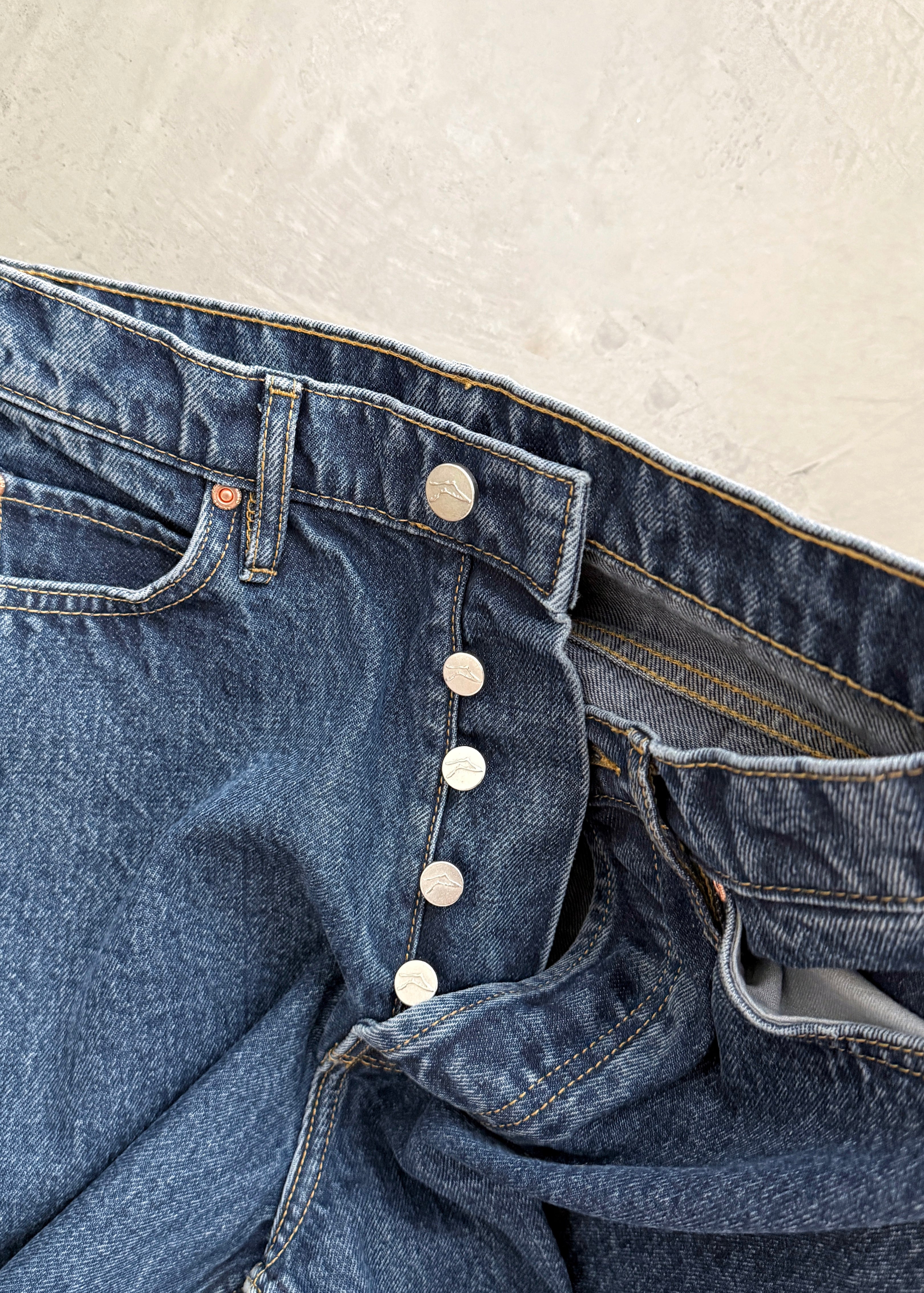 801 BAGGY 5 POCKET JEAN - DARK INDIGO