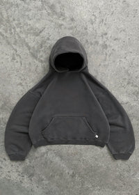 AKIMBO ZIP-UP HOODIE - CHARCOAL