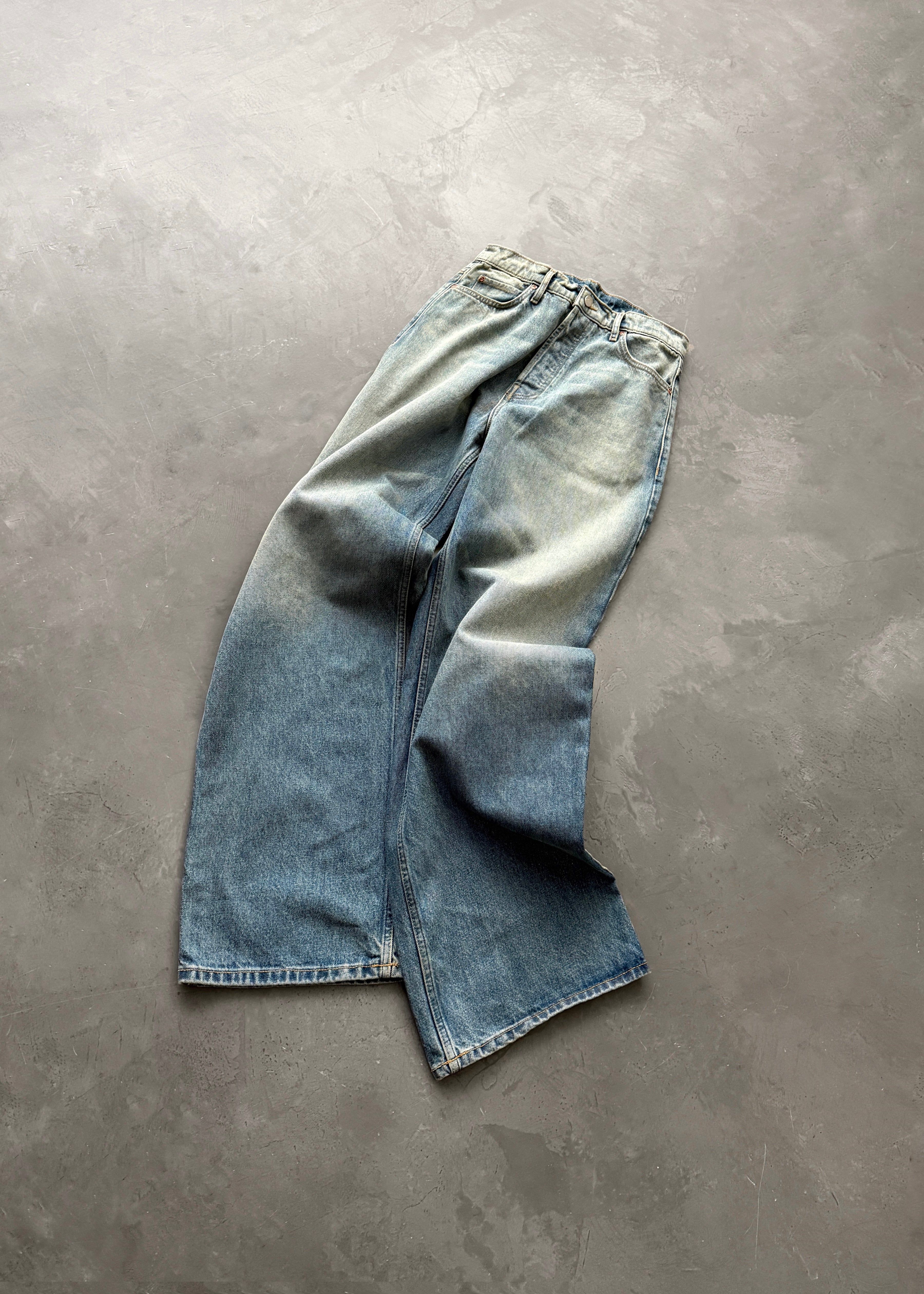 801 BAGGY 5 POCKET JEAN - DUSTY INDIGO