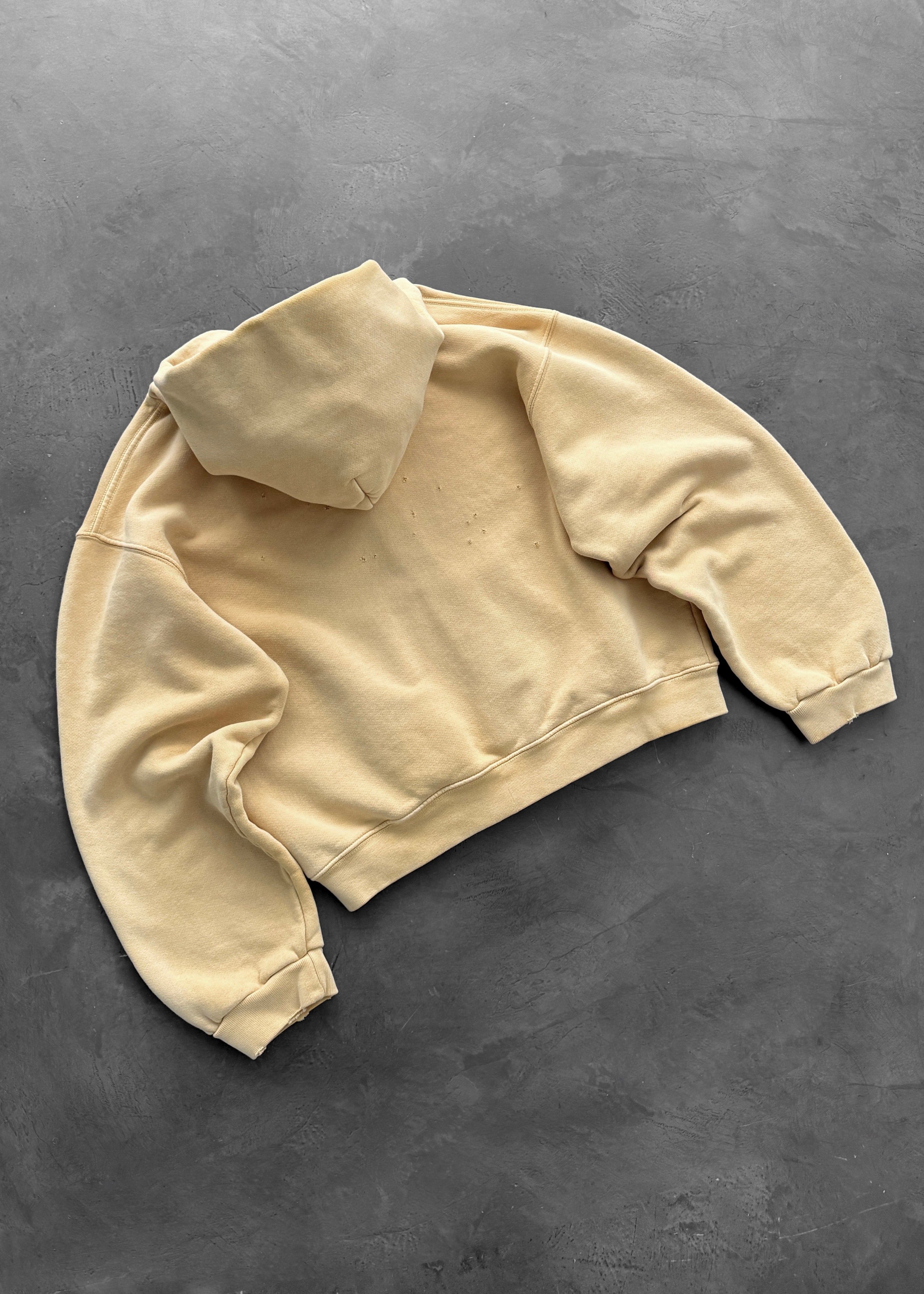 ZIP-UP HOODIE - SUN FADED YELLOW
