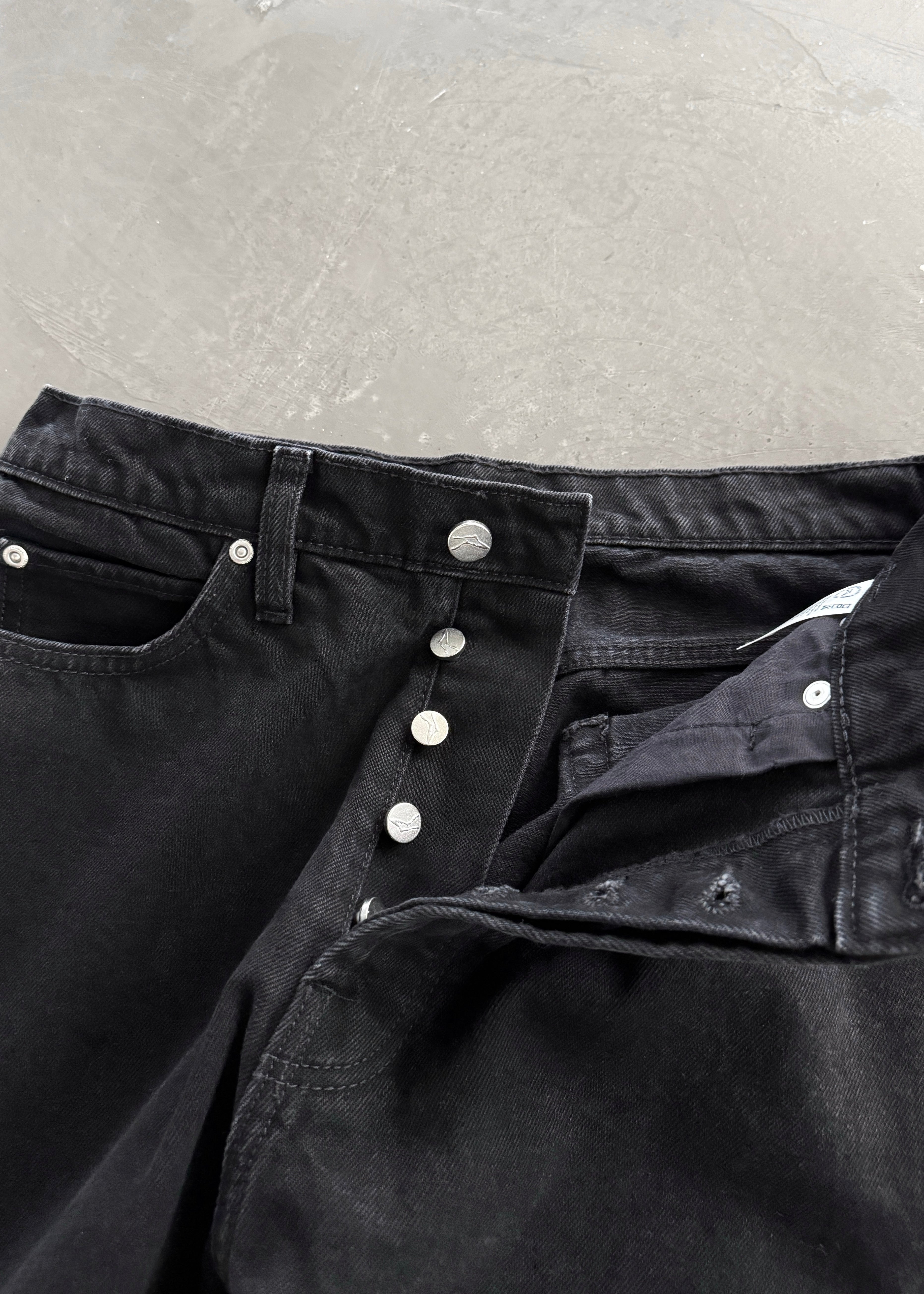 801 BAGGY 5 POCKET JEAN - BLACK