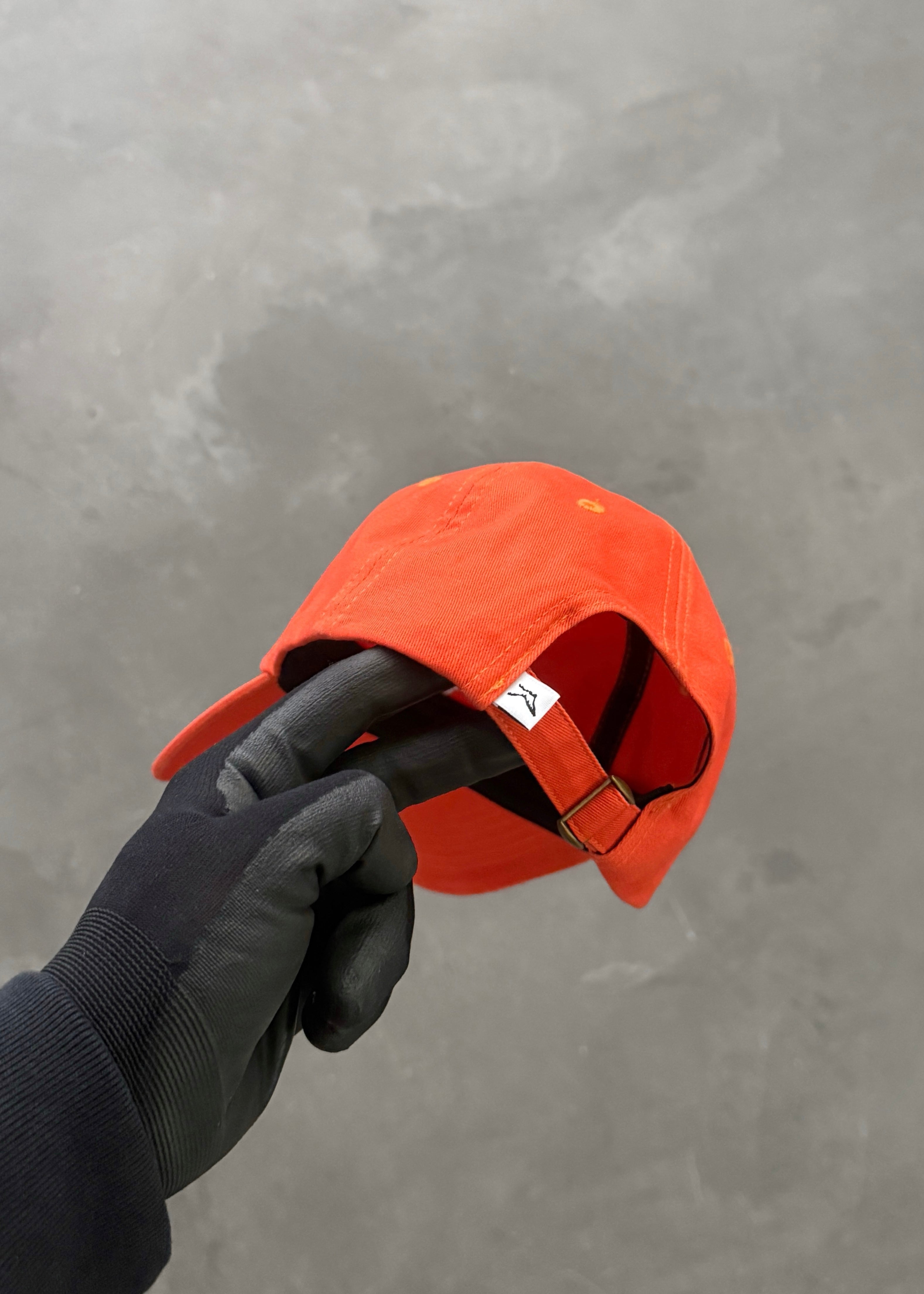 AKIMBO x LANCIA® UNSTRUCTURED 6 PANEL CAP - ORANGE