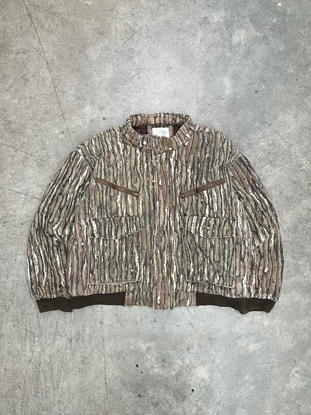 FADED FOREST CAMOUFLAGED UTILITY JACKET - 1990S
