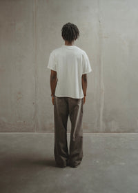 “CHAIN-PEEKER” SINGLE STITCHED TEE - SUN FADED BLACK