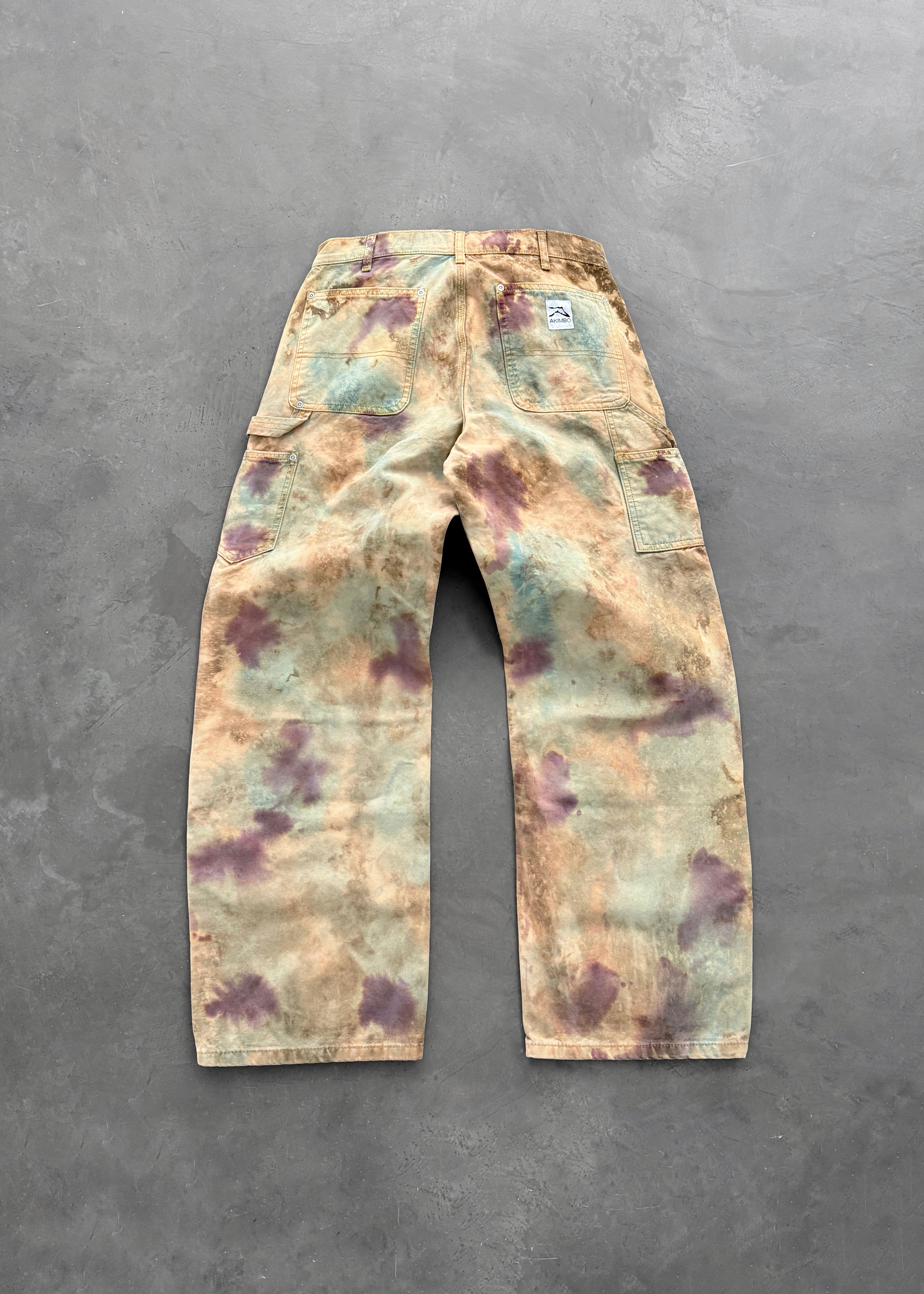 AKIMBO CANVAS DOUBLE KNEES - MULTI DYE