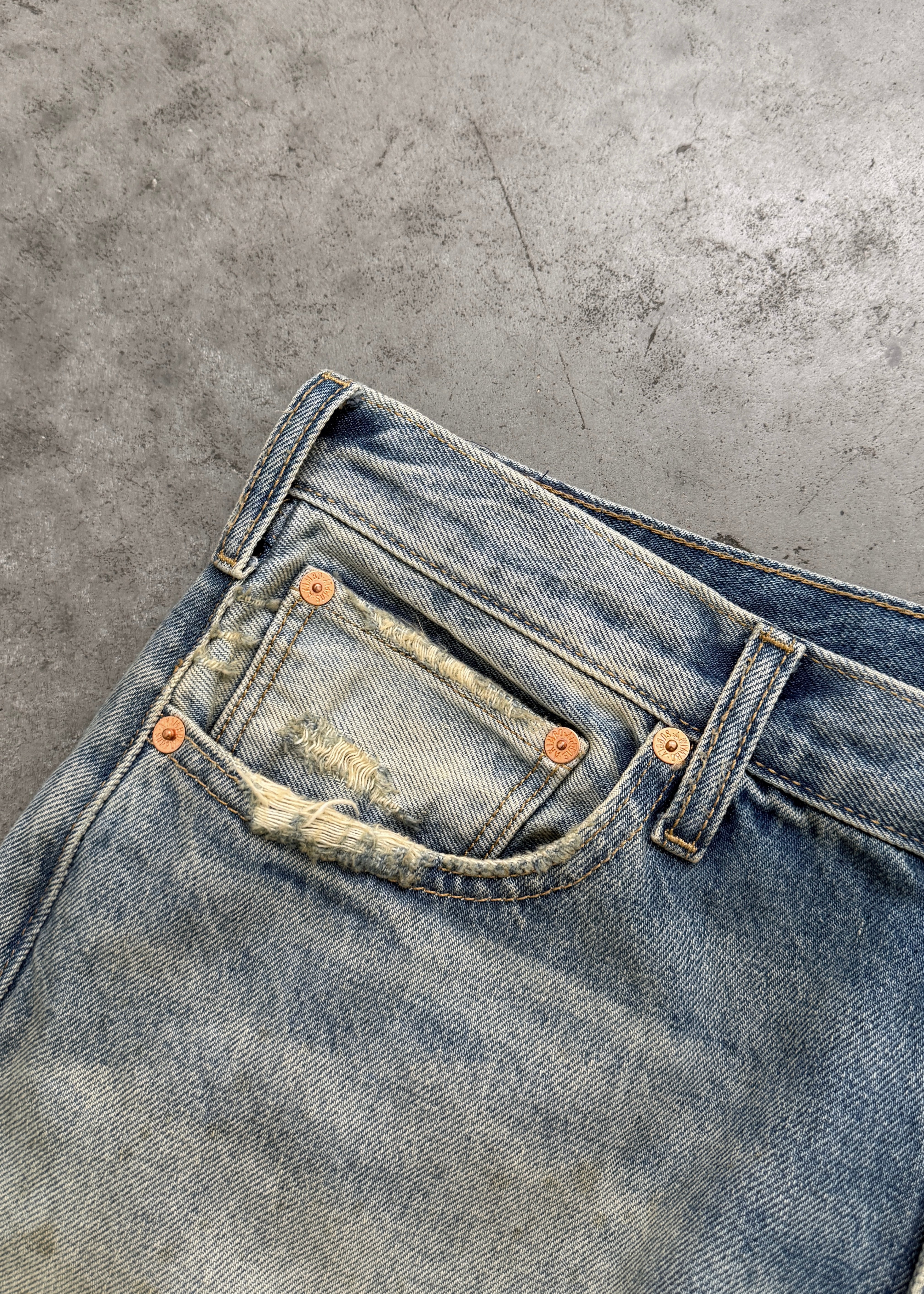 MOUNTAINEER 5 POCKET JEAN - BANDO WASH
