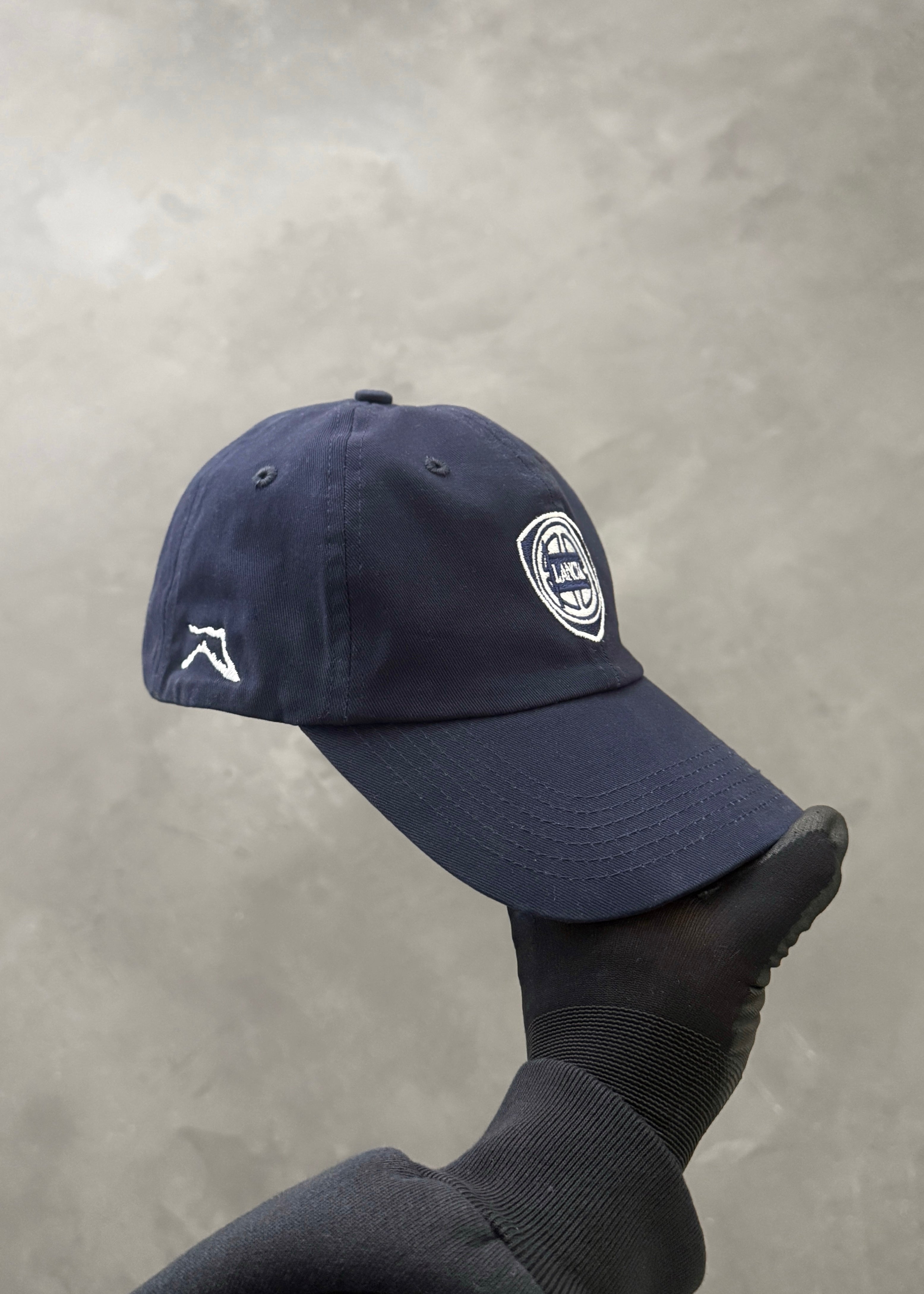AKIMBO x LANCIA® UNSTRUCTURED 6 PANEL CAP - NAVY