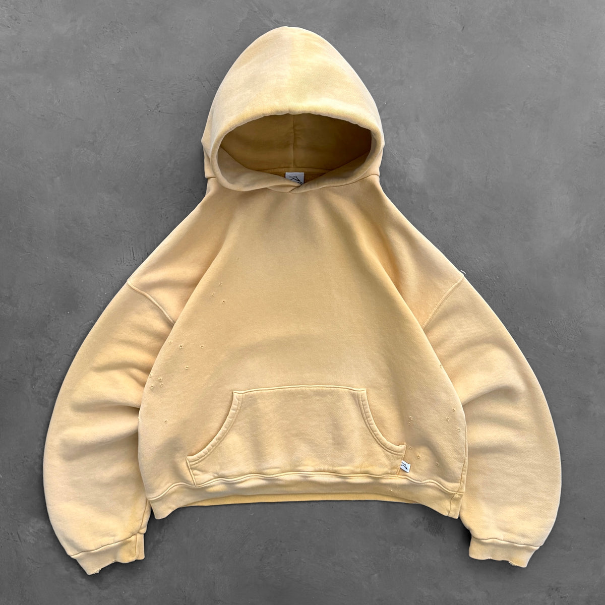 HOODIE - SUN FADED YELLOW