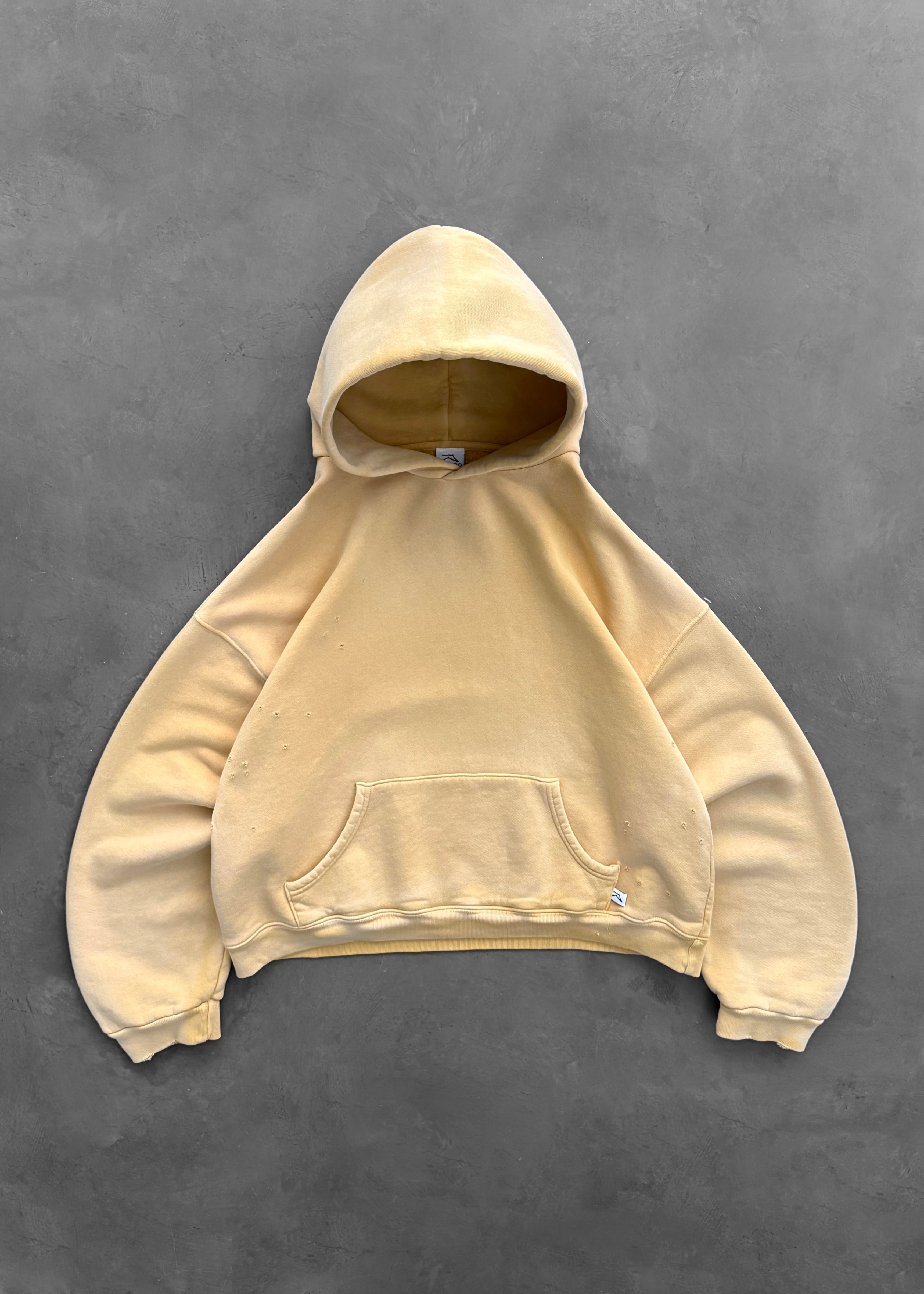 HOODIE - SUN FADED YELLOW